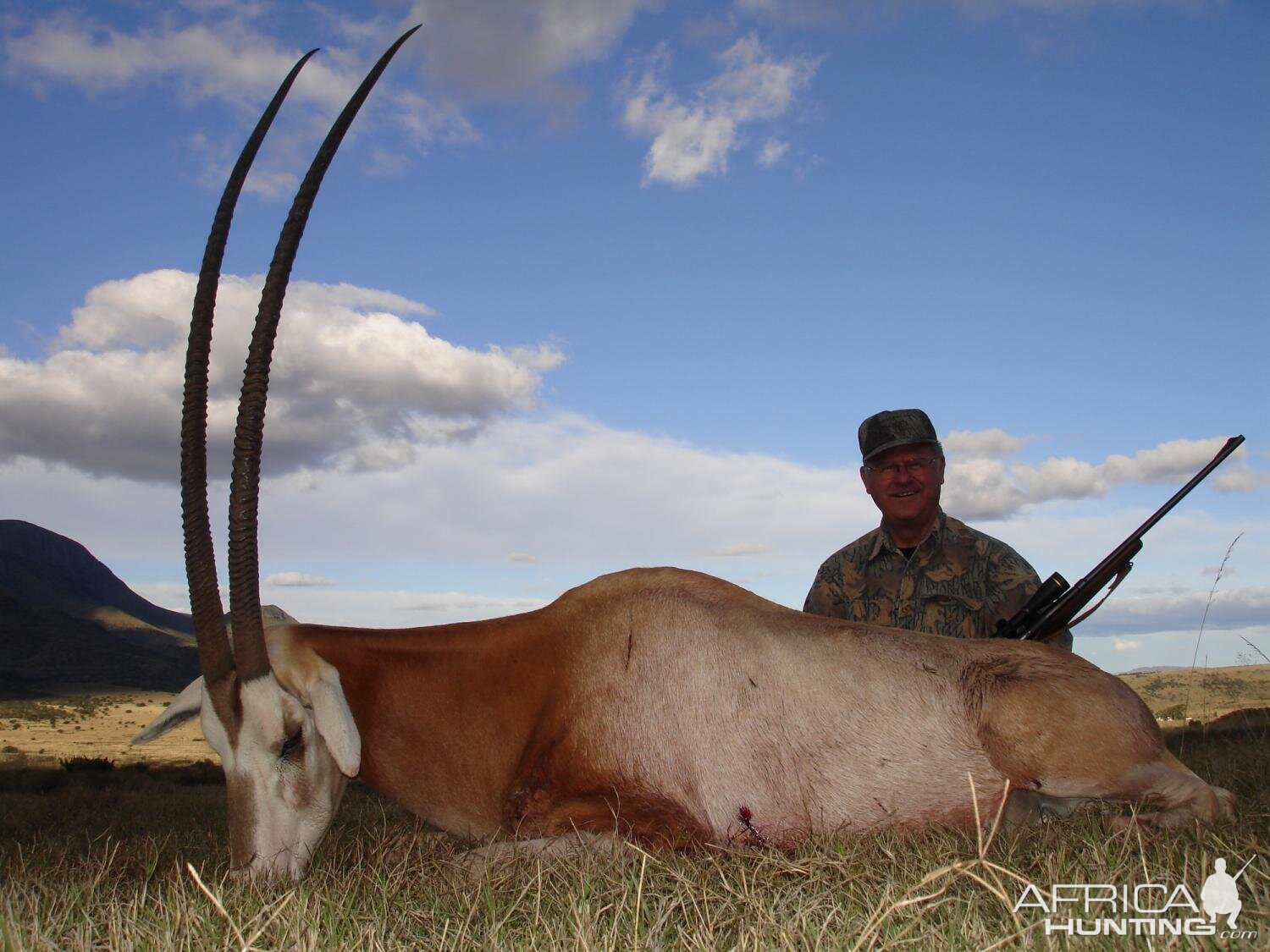 Hunting Scimitar Oryx in South Africa