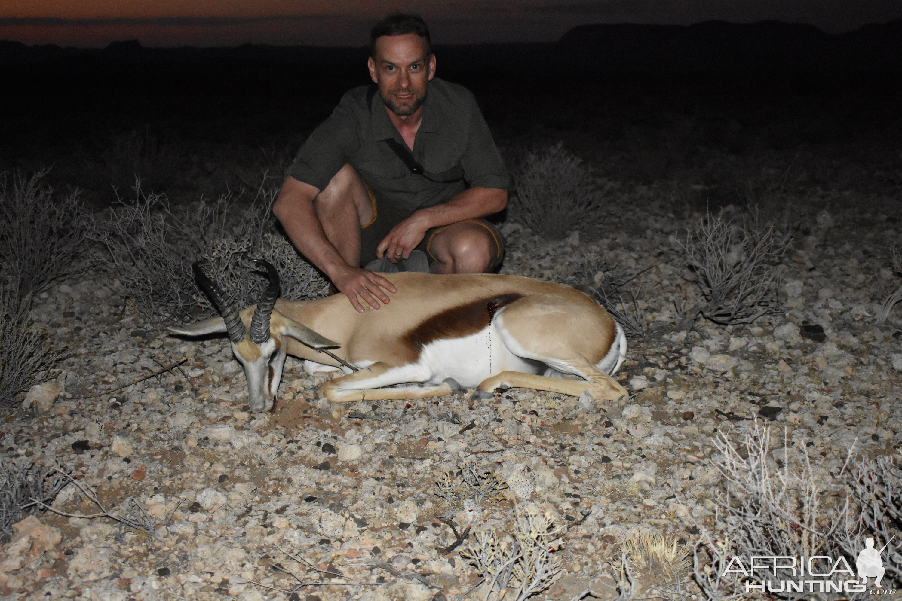 Hunting Springbok in Namibia