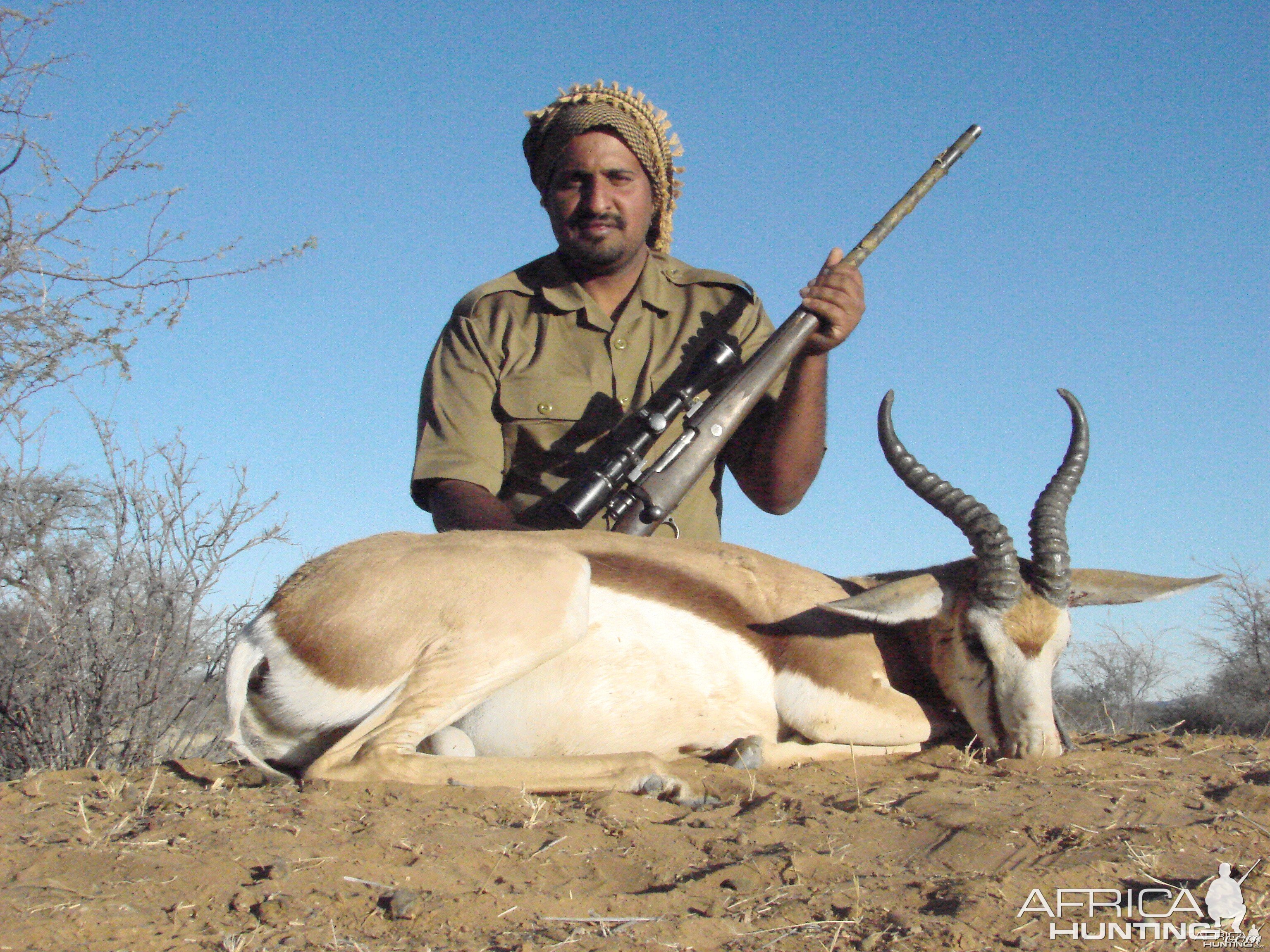 Hunting Springbok in Namibia