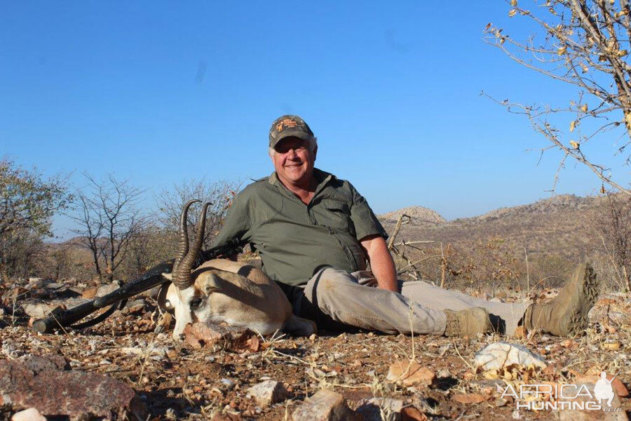 Hunting Springbok in Namibia