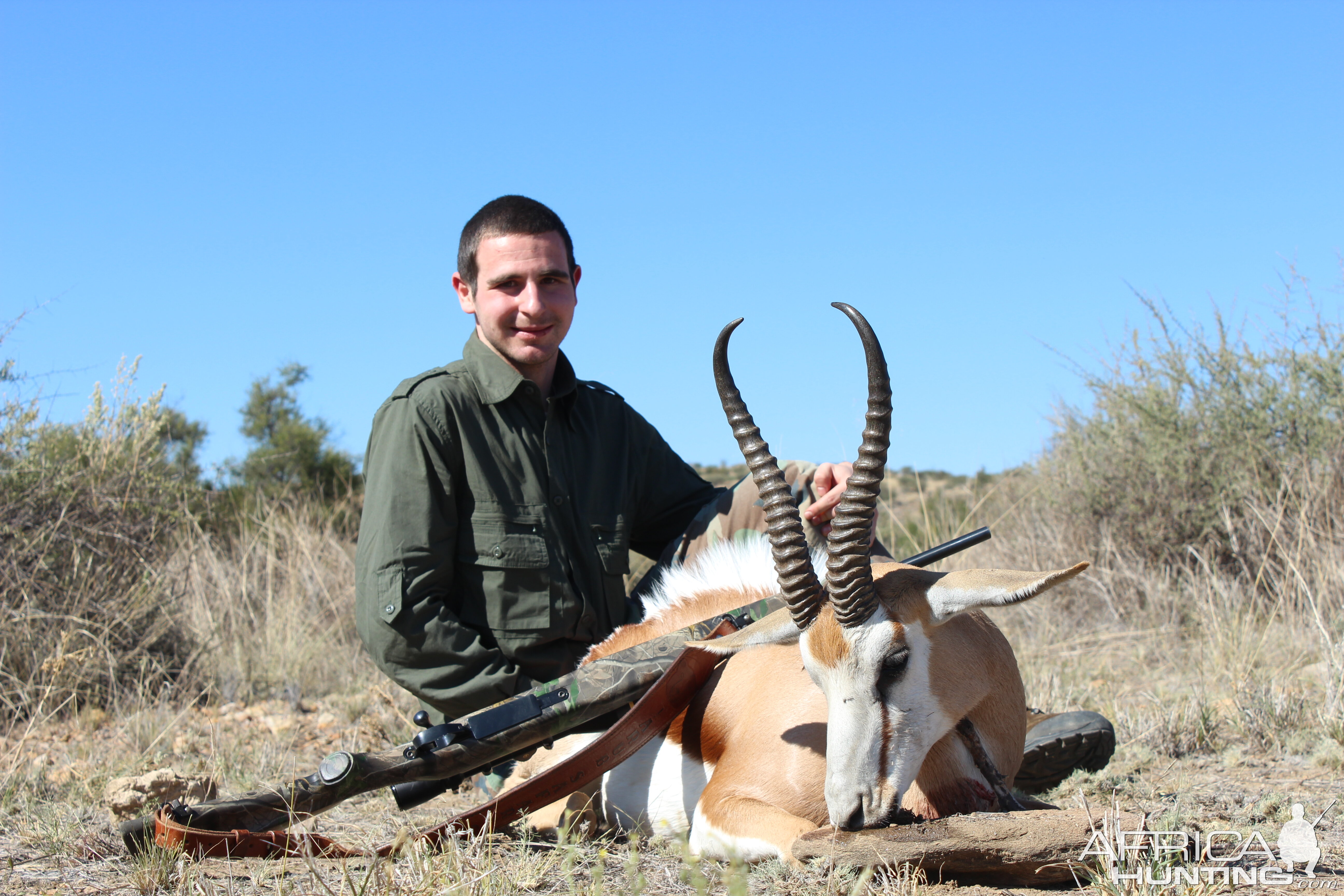 Hunting Springbok in Namibia