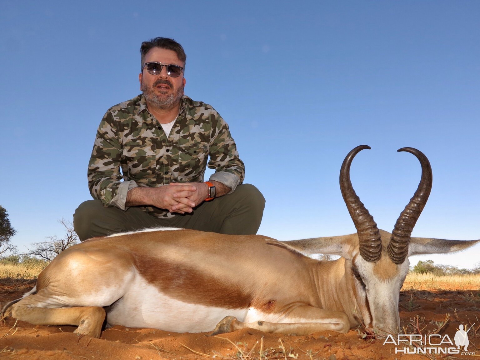 Hunting Springbok in Namibia