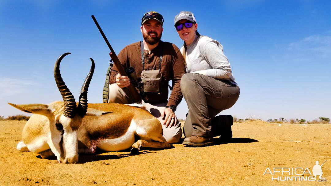 Hunting Springbok in Namibia