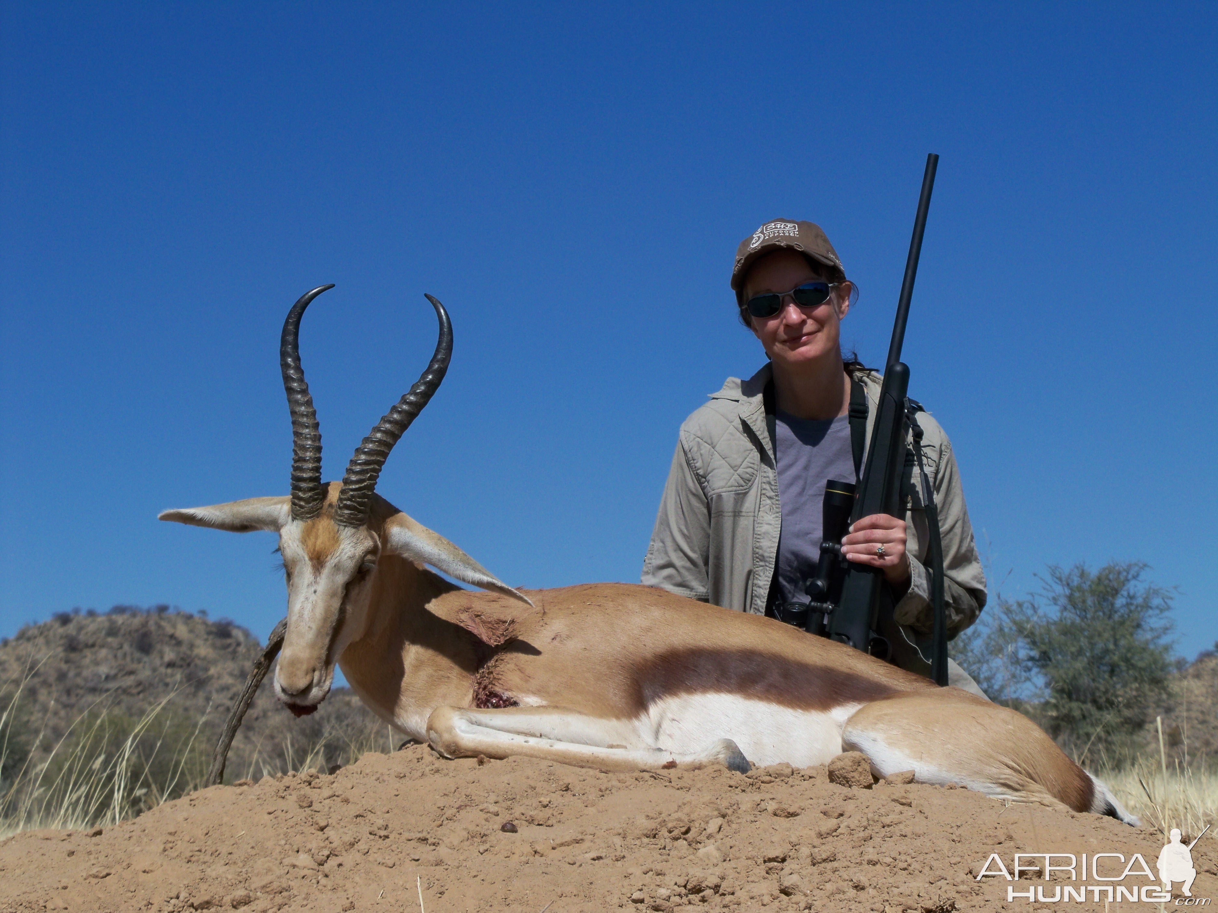 Hunting Springbok