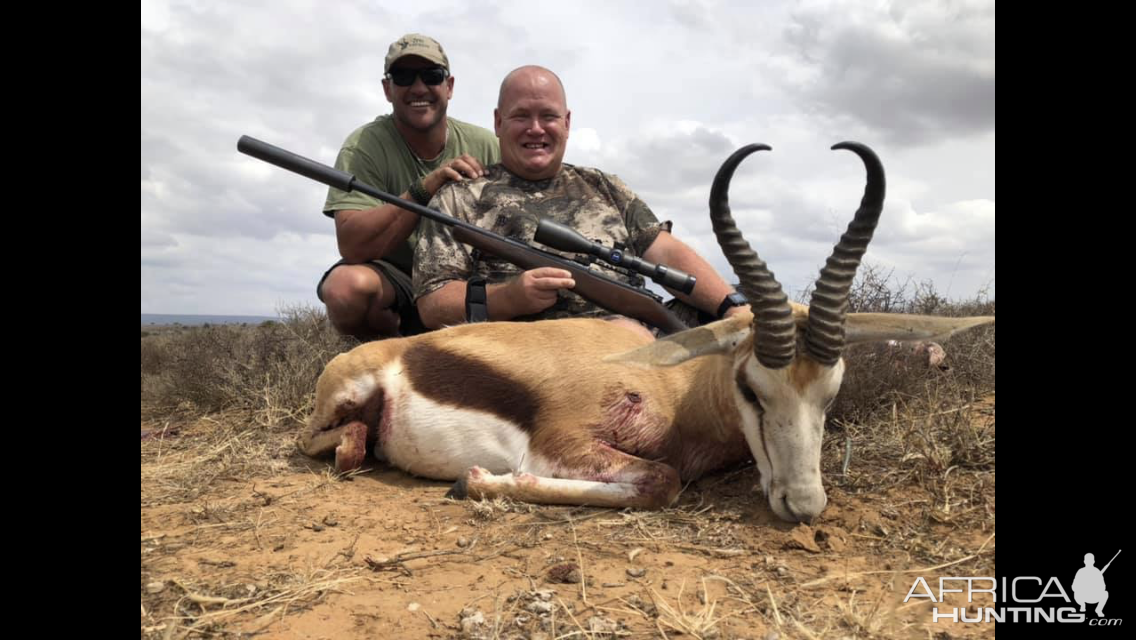 Hunting Springbuck in South Africa