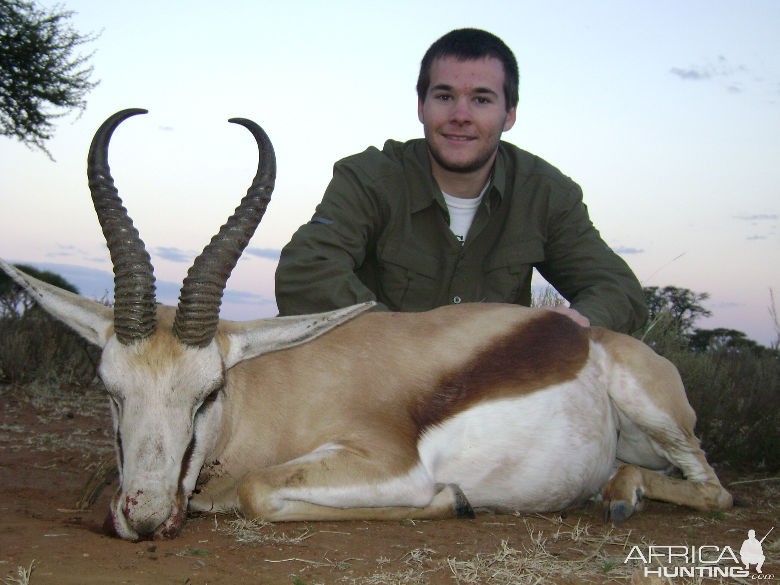 Hunting Springbuck with Wintershoek Johnny Vivier Safaris in SA