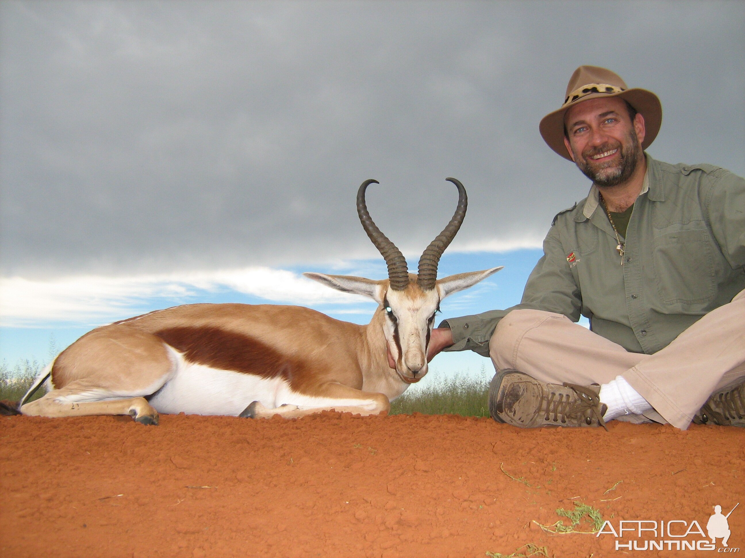 Hunting Springbuck with Wintershoek Johnny Vivier Safaris in SA