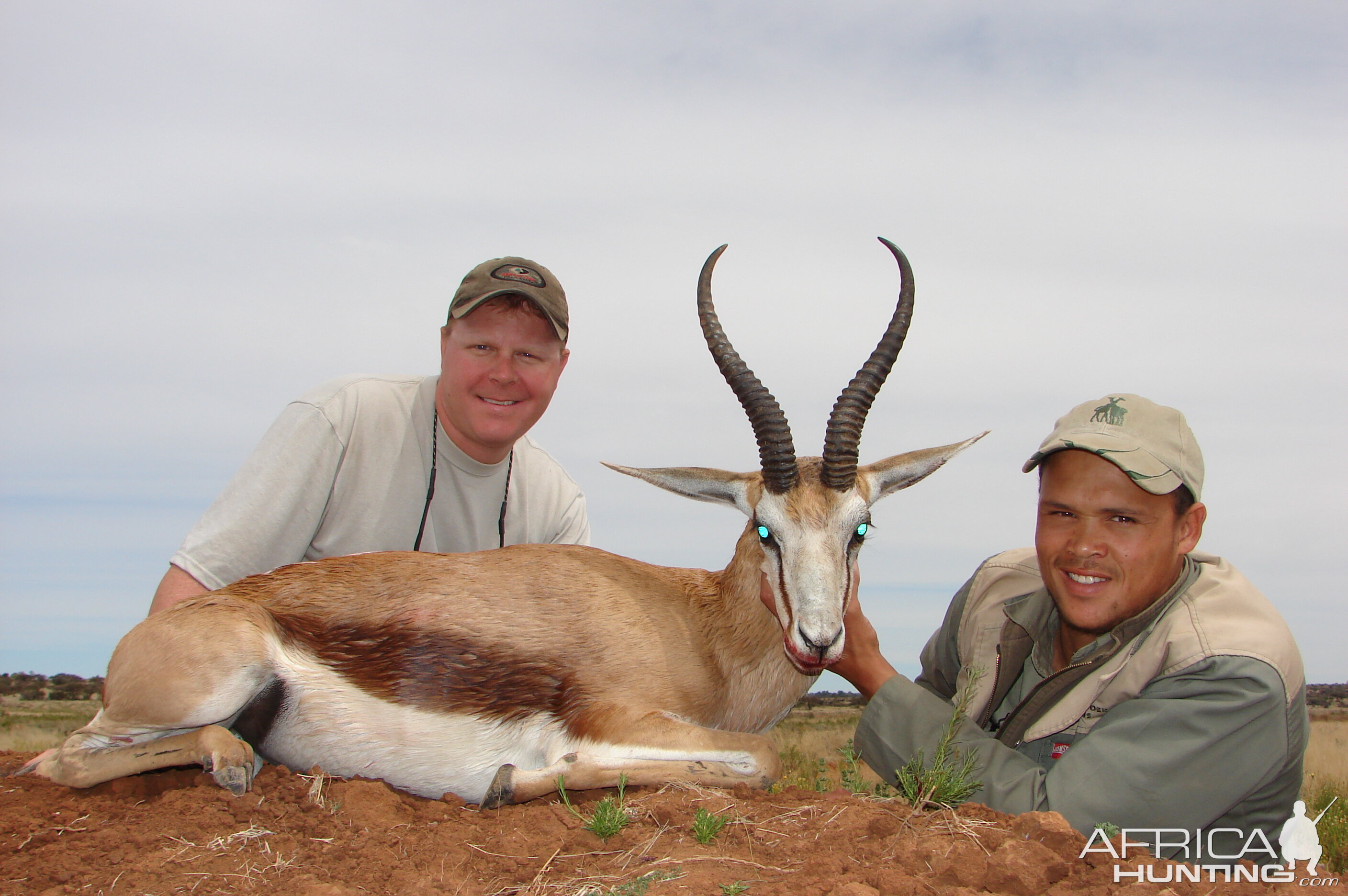 Hunting Springbuck with Wintershoek Johnny Vivier Safaris in SA