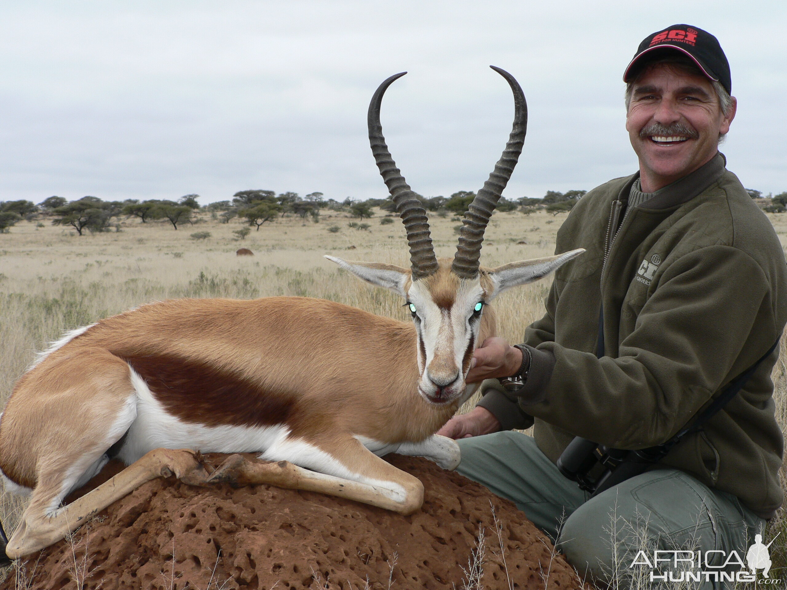 Hunting Springbuck with Wintershoek Johnny Vivier Safaris in SA