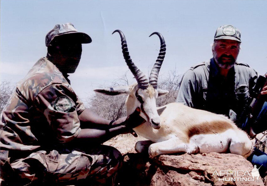 Hunting Springbuck with Wintershoek Johnny Vivier Safaris in SA