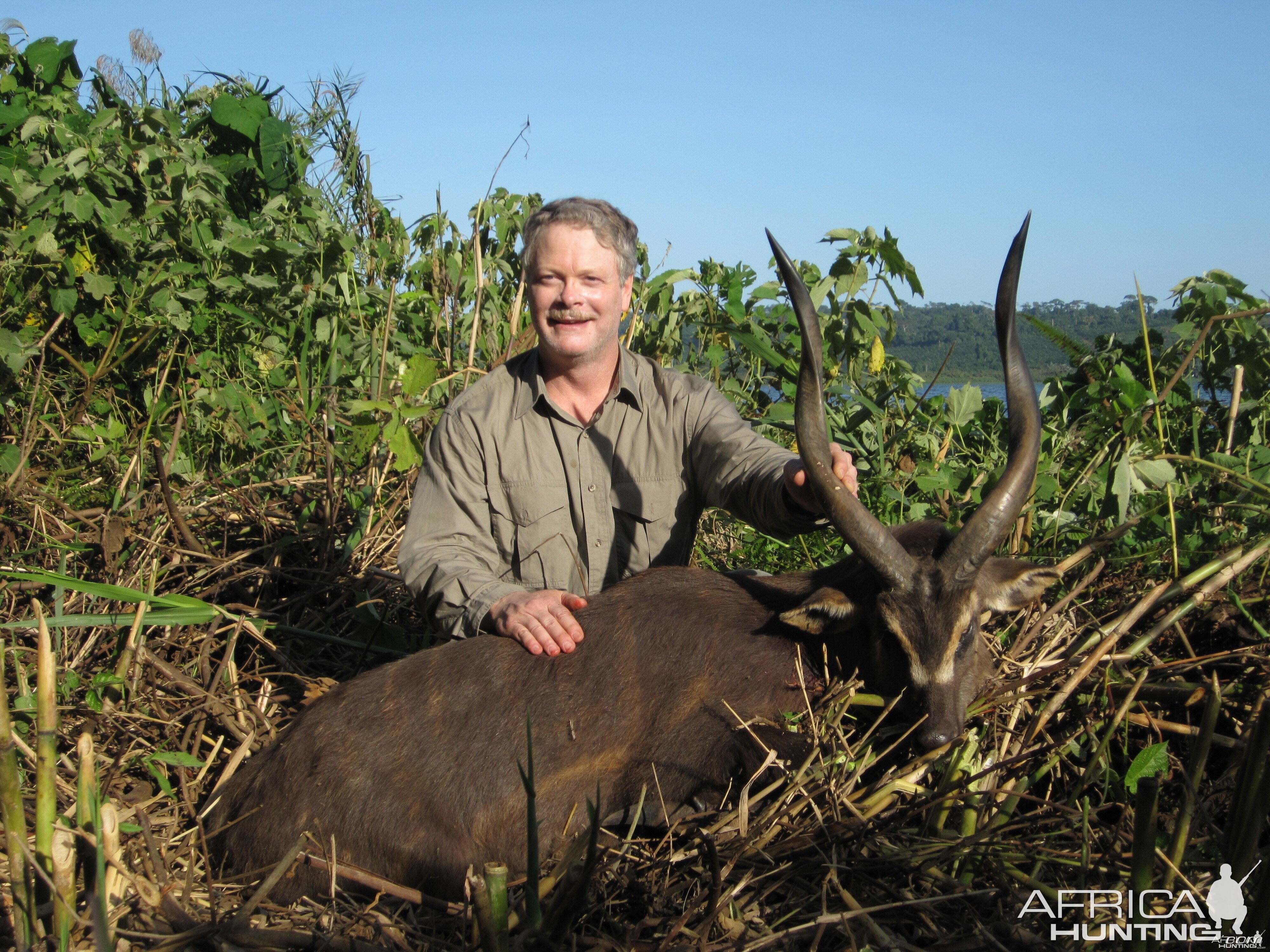 Hunting Ssese Island Sitatunga in Uganda