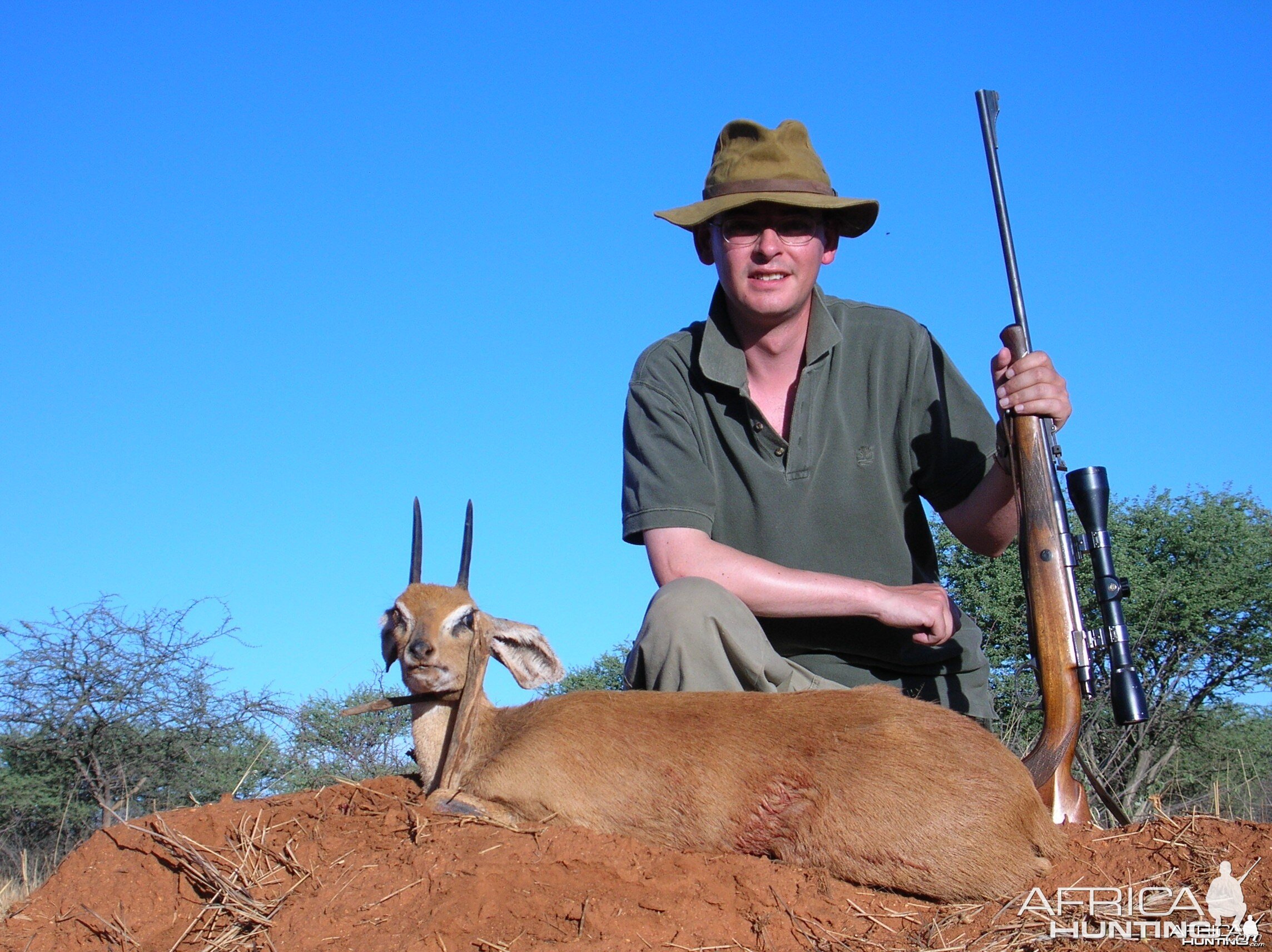 Hunting Steenbok in Namibia