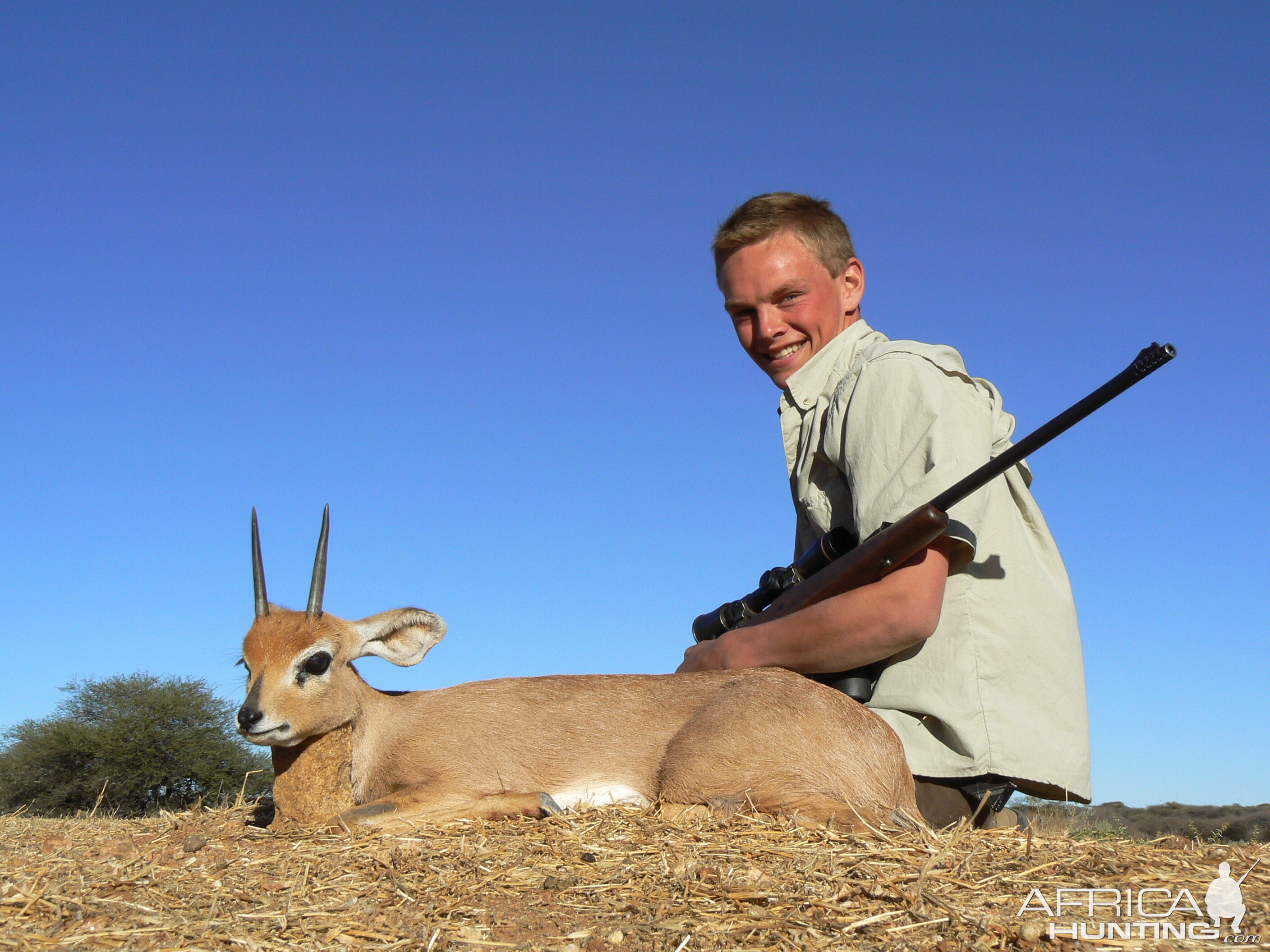 Hunting Steenbok in Namibia