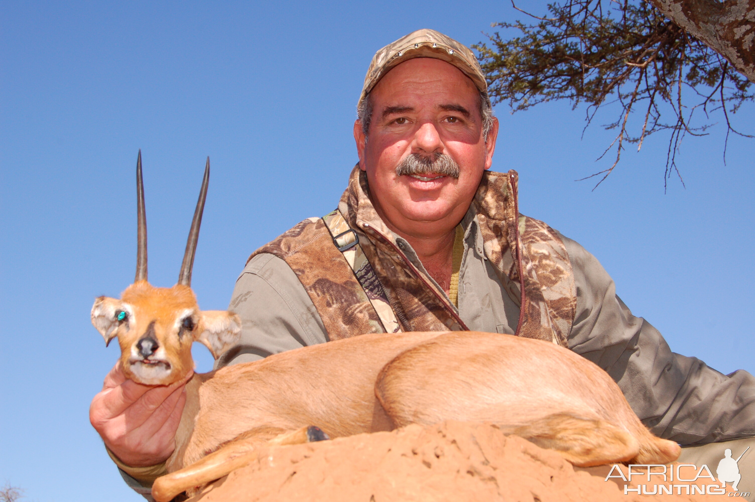 Hunting Steenbuck with Wintershoek Johnny Vivier Safaris in SA