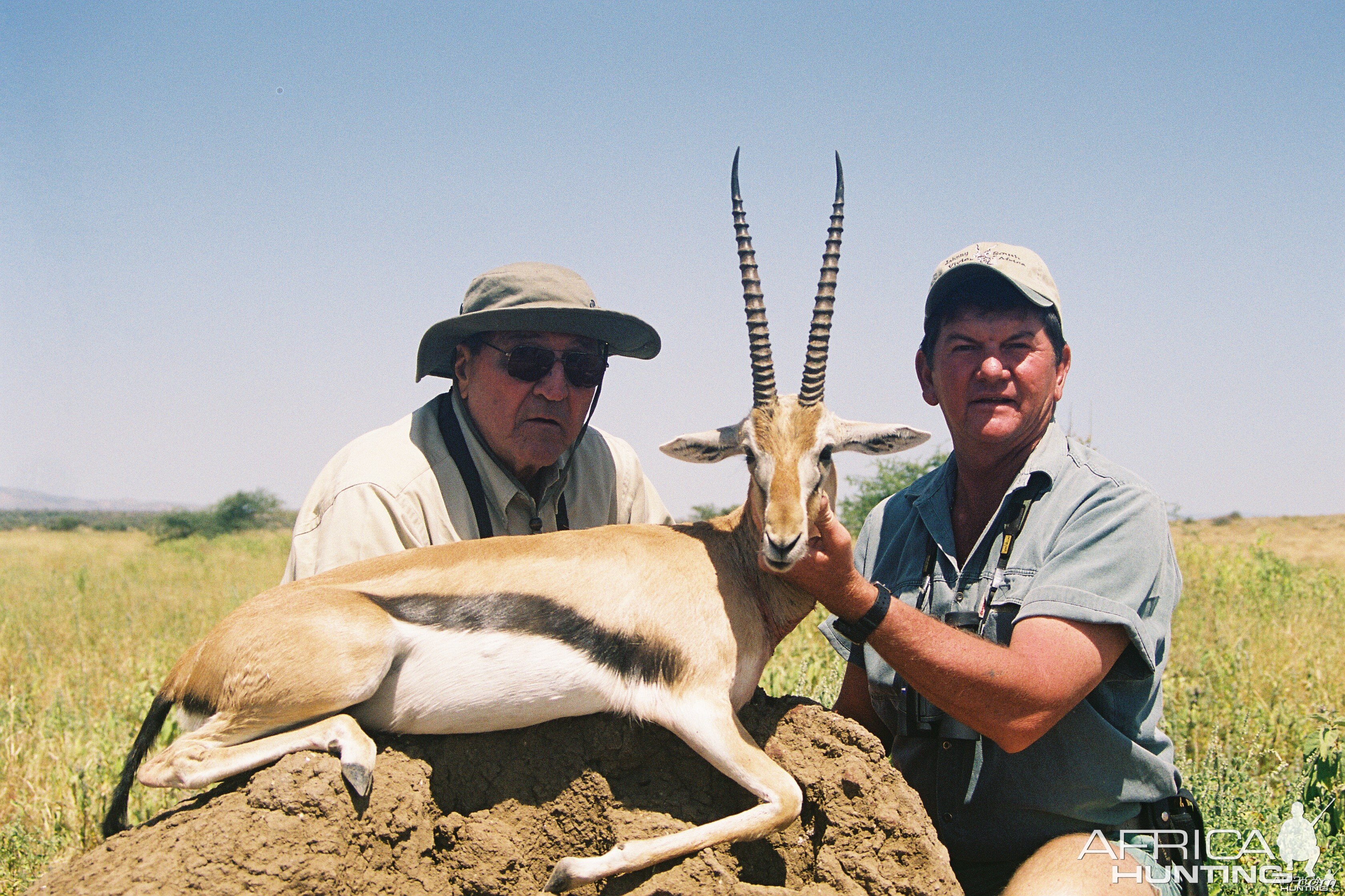 Hunting Thomson Gazelle with Wintershoek Johnny Vivier Safaris in SA