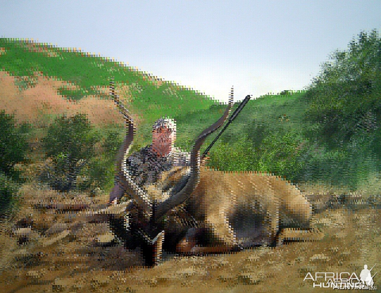 Hunting Trophy Portrait by Dawie Fourie