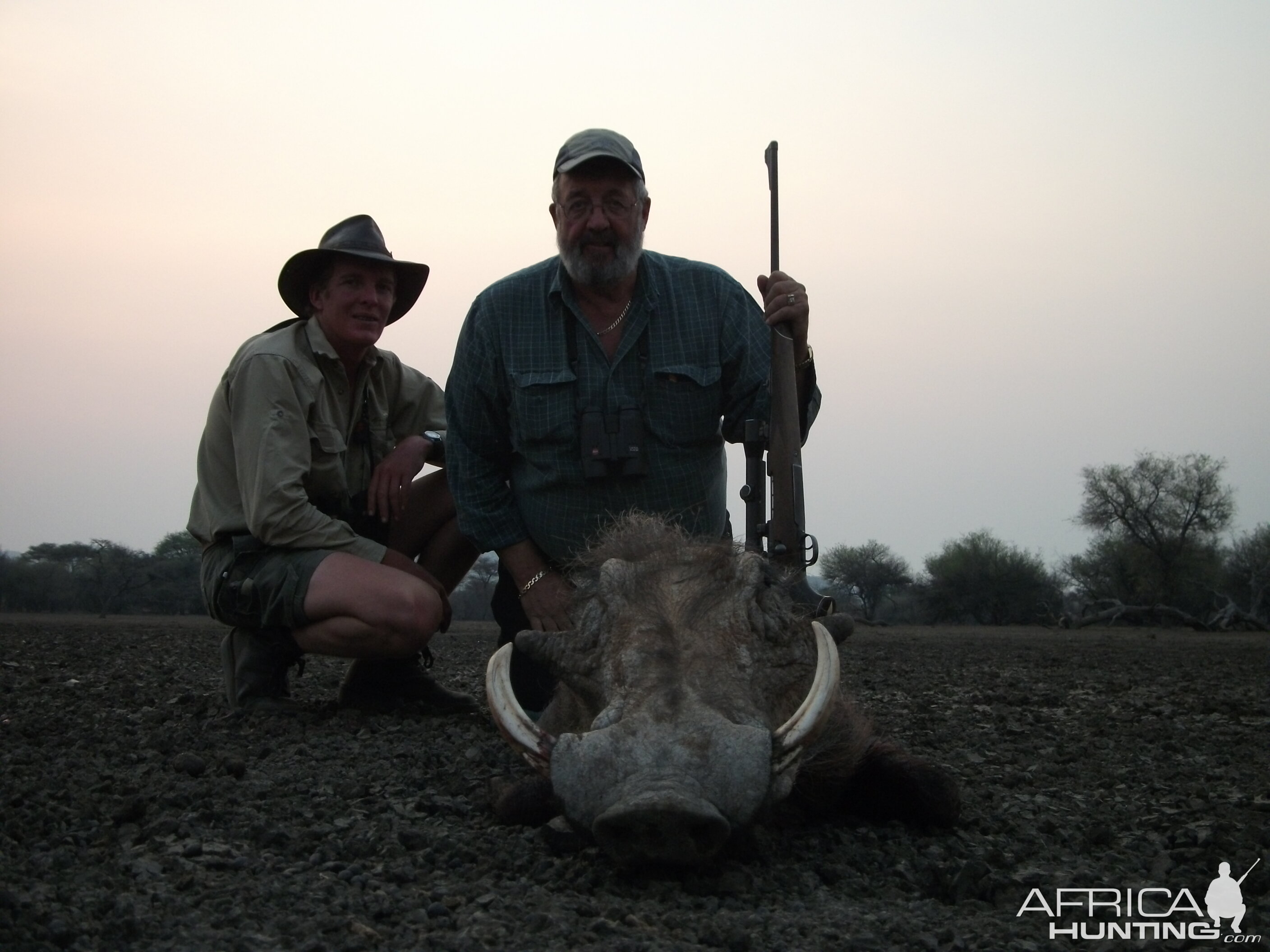 Hunting Warthog in Namibia