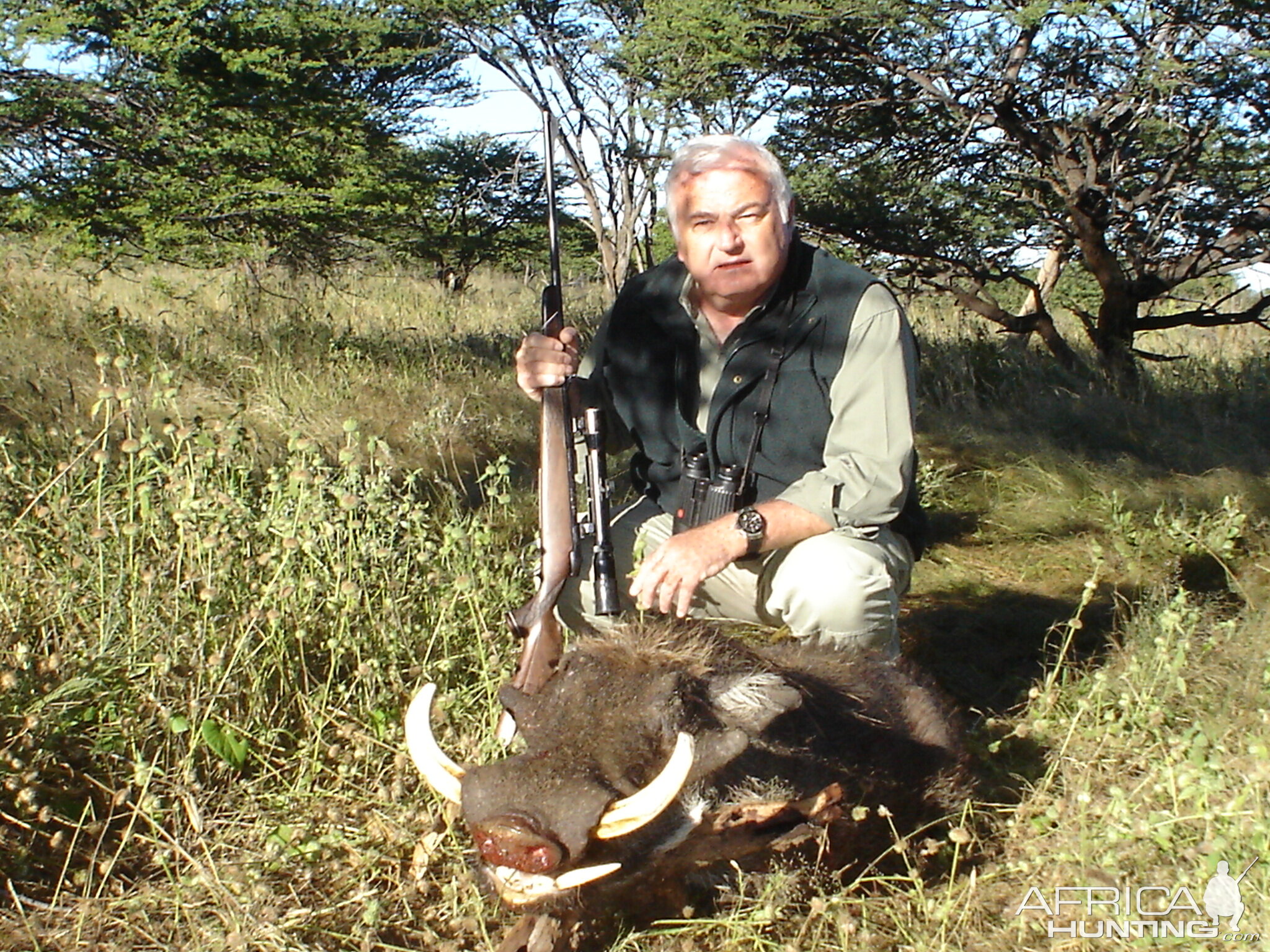 Hunting Warthog in Namibia