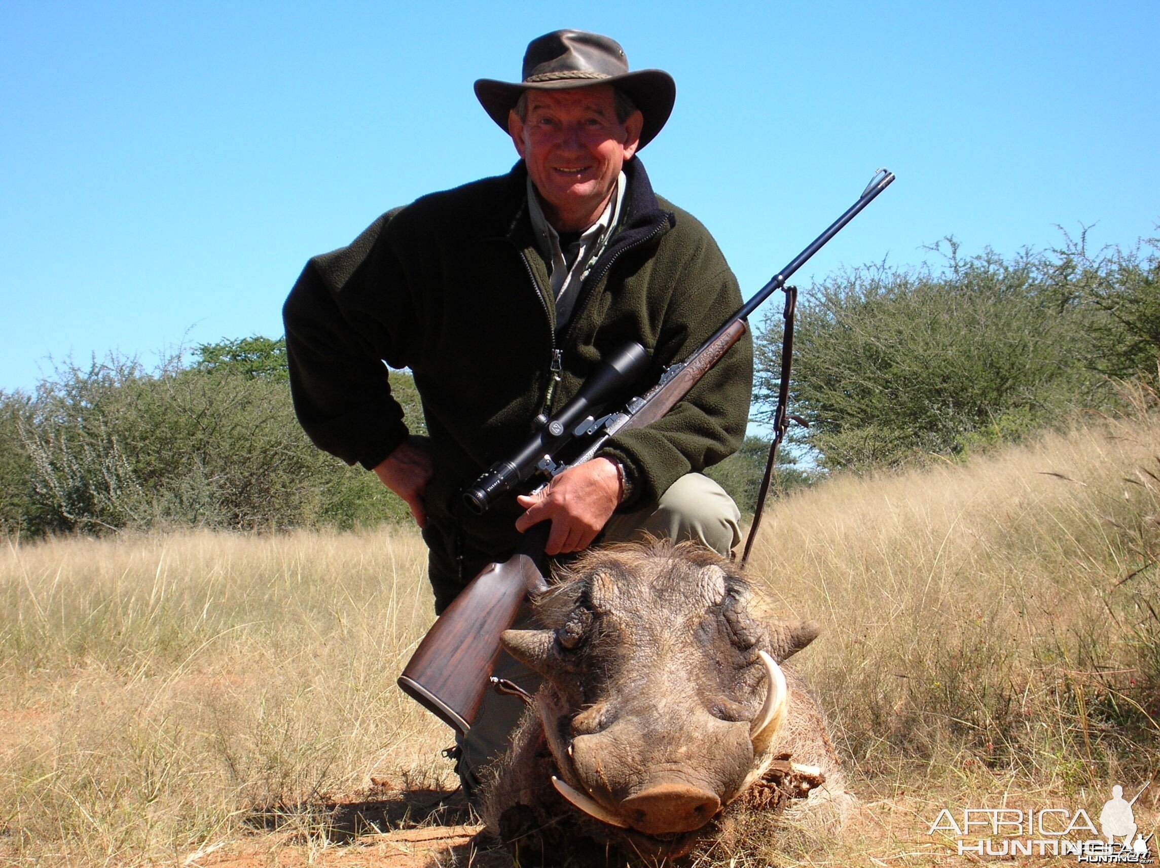 Hunting Warthog in Namibia