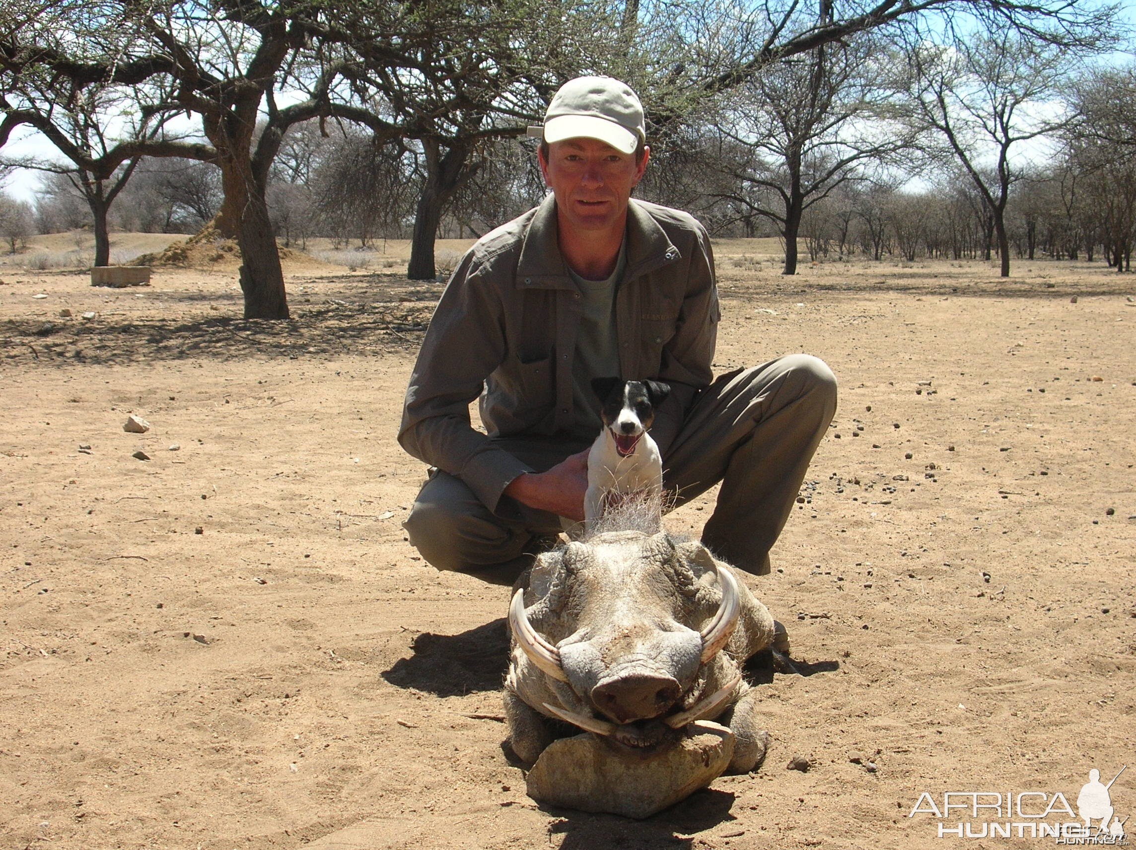 Hunting Warthog in Namibia