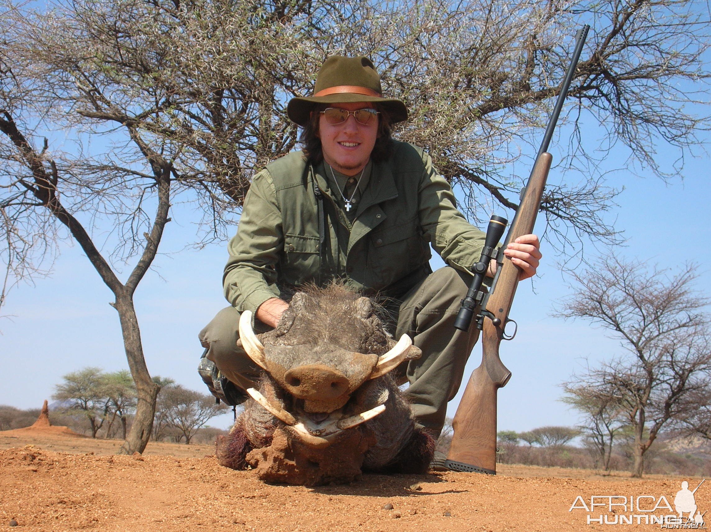 Hunting Warthog in Namibia