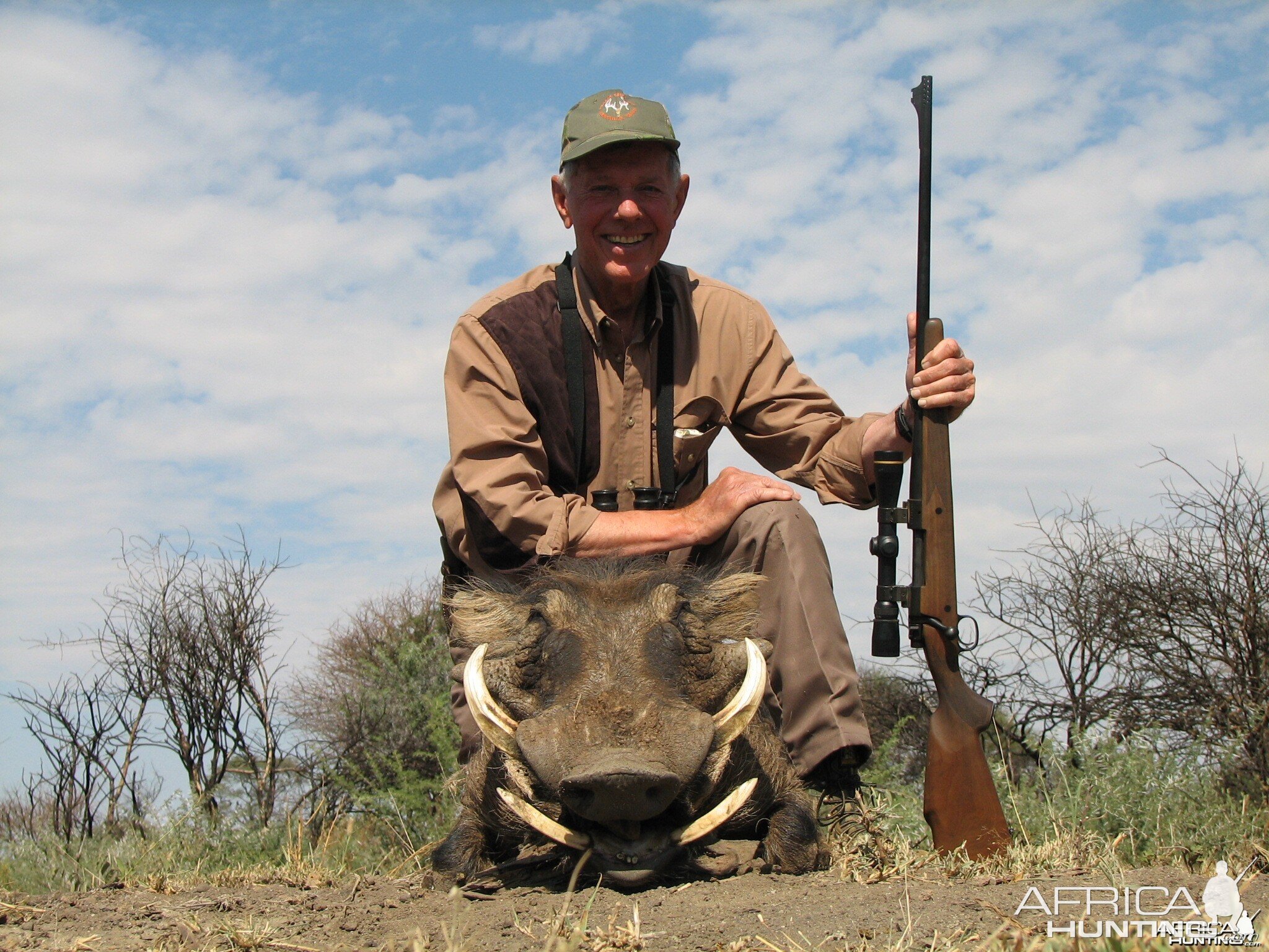 Hunting Warthog in Namibia