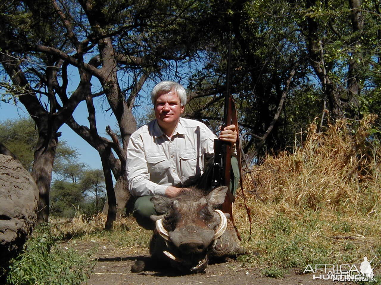 Hunting Warthog in Namibia