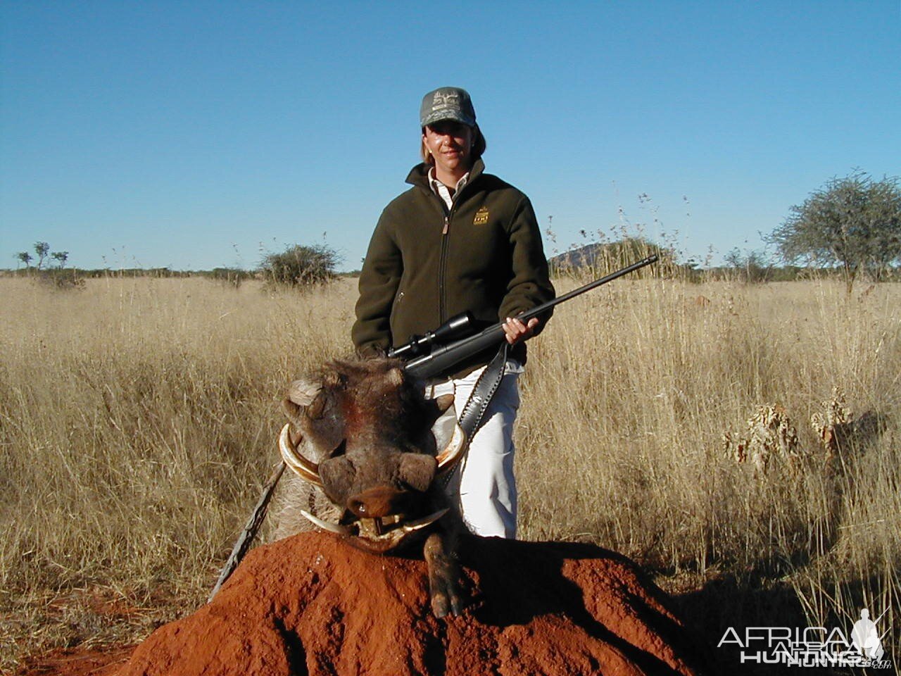 Hunting Warthog in Namibia