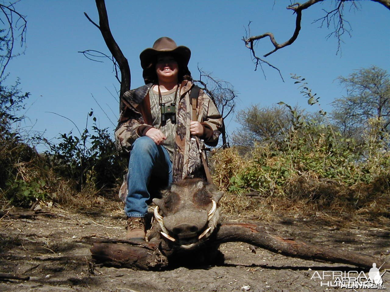 Hunting Warthog in Namibia