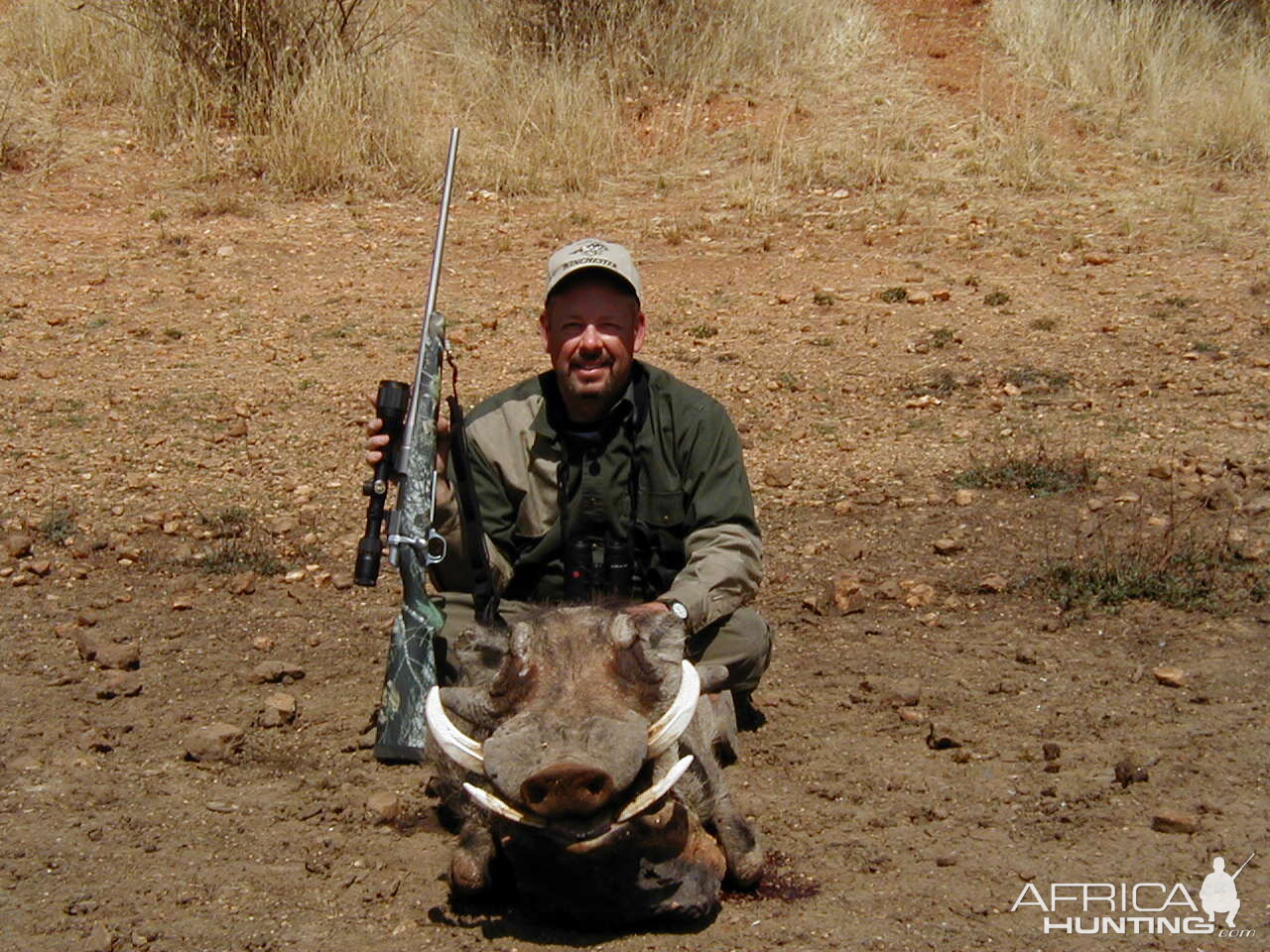 Hunting Warthog in Namibia