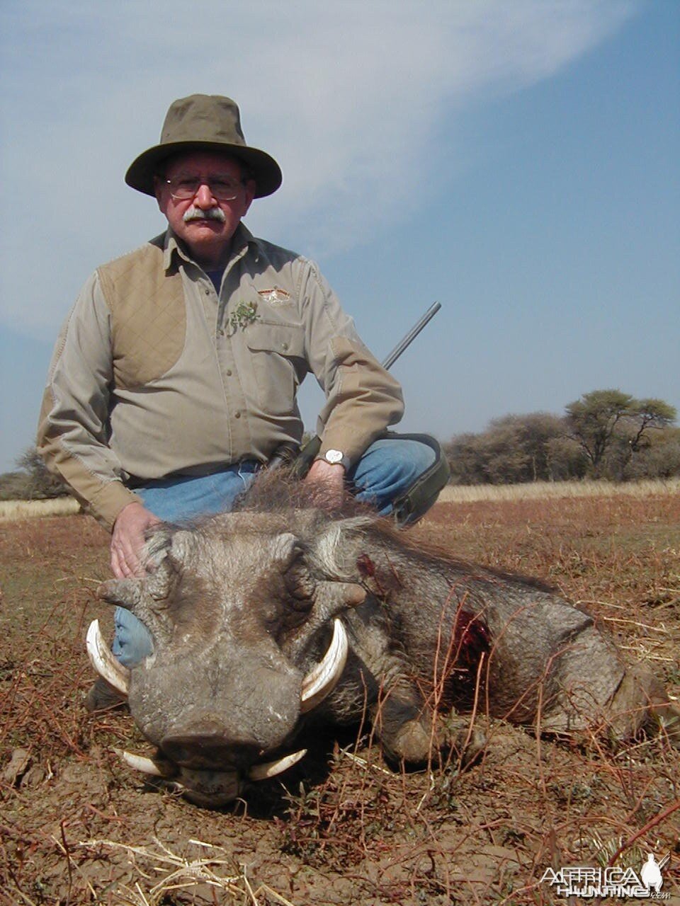 Hunting Warthog in Namibia