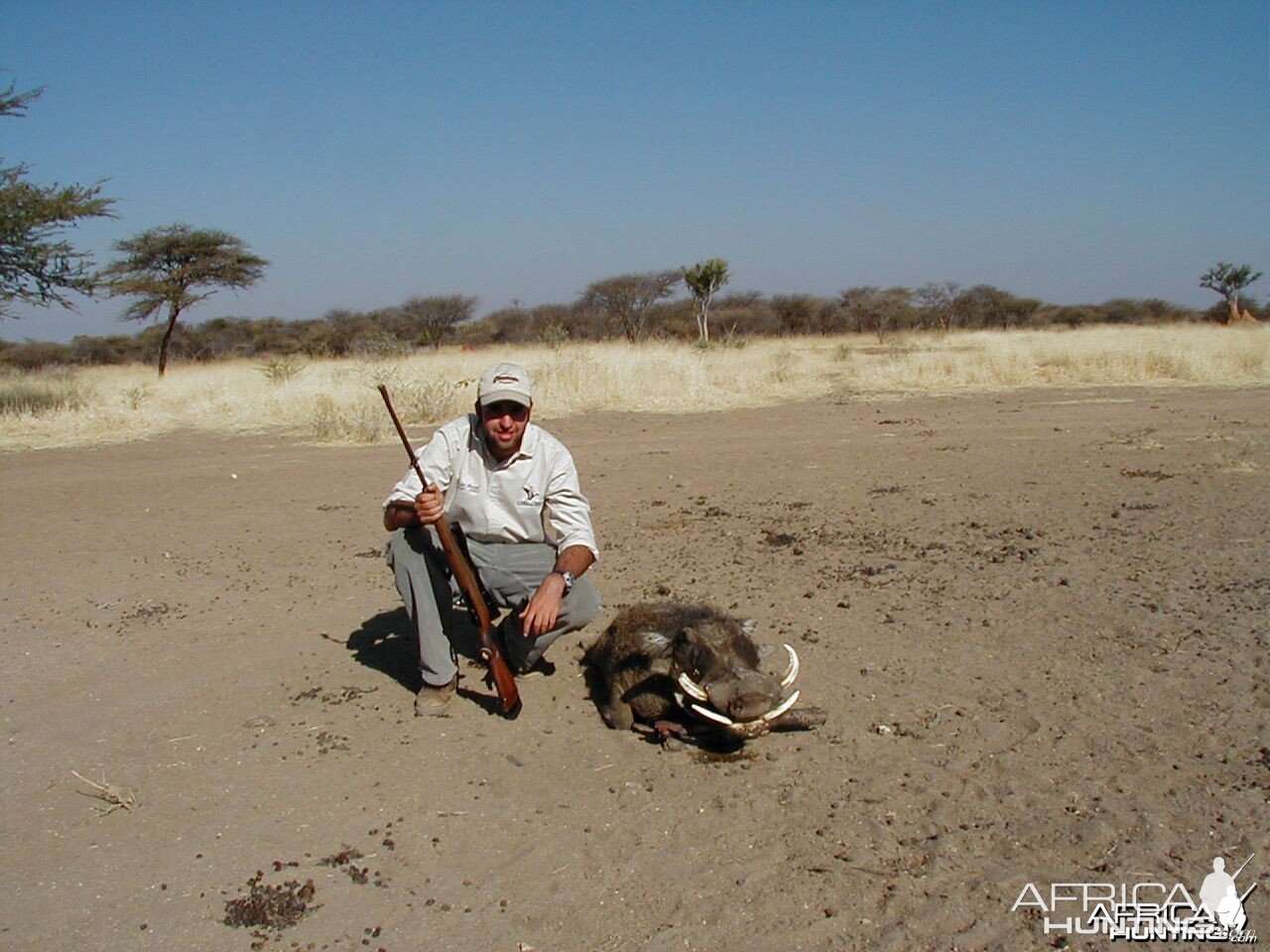 Hunting Warthog in Namibia