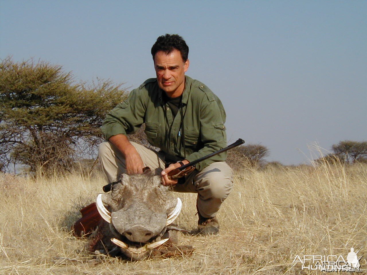 Hunting Warthog in Namibia