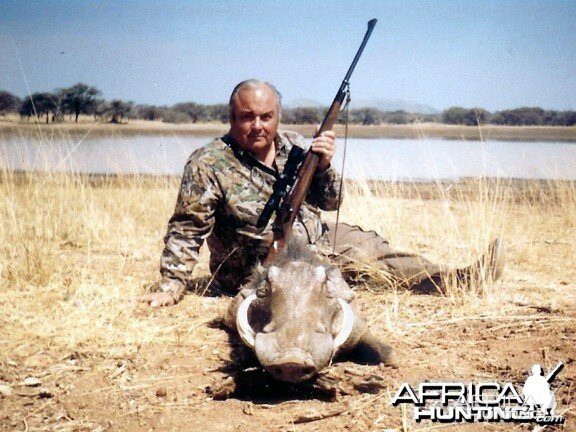 Hunting Warthog in Namibia