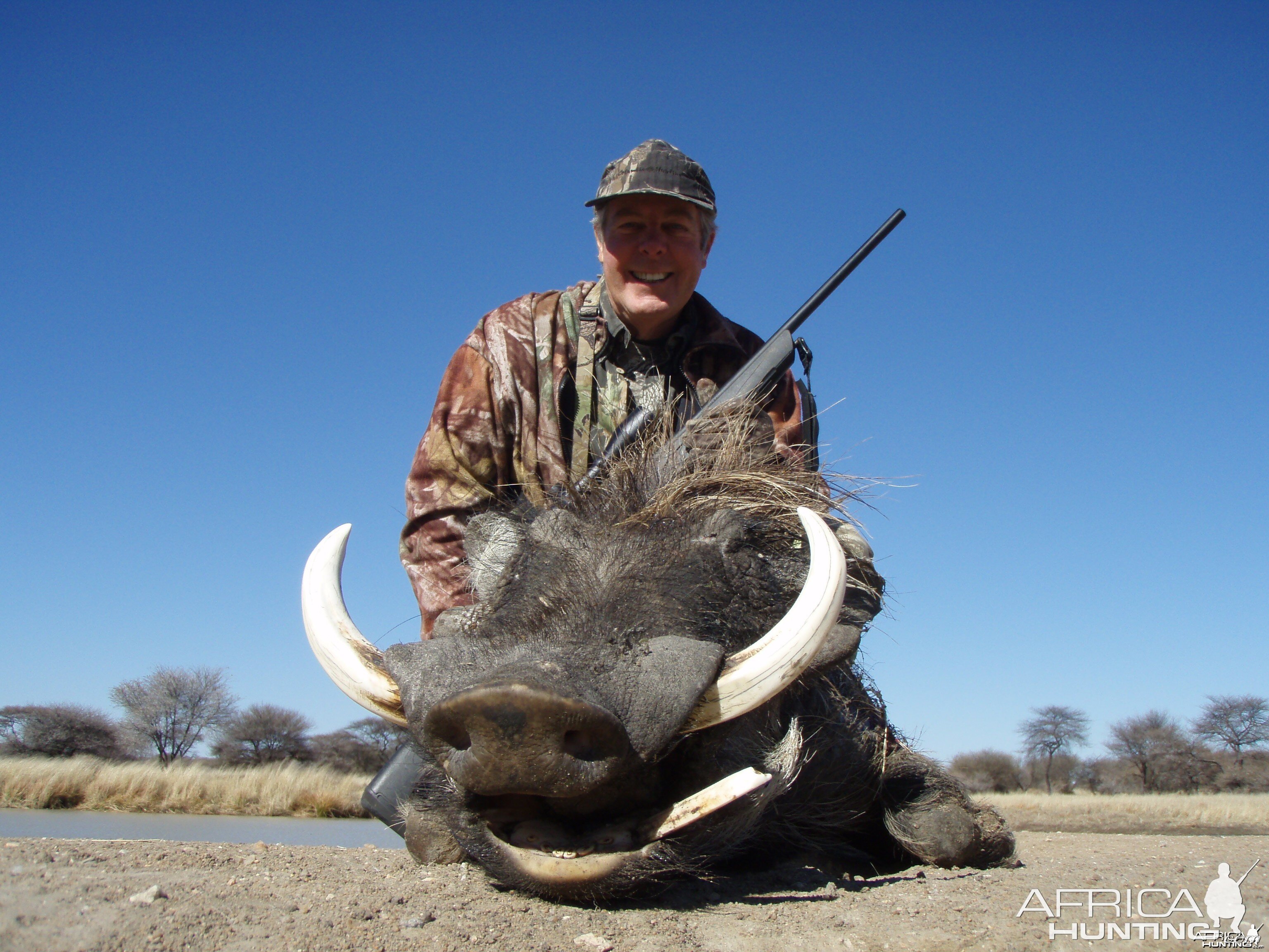 Hunting Warthog in Namibia