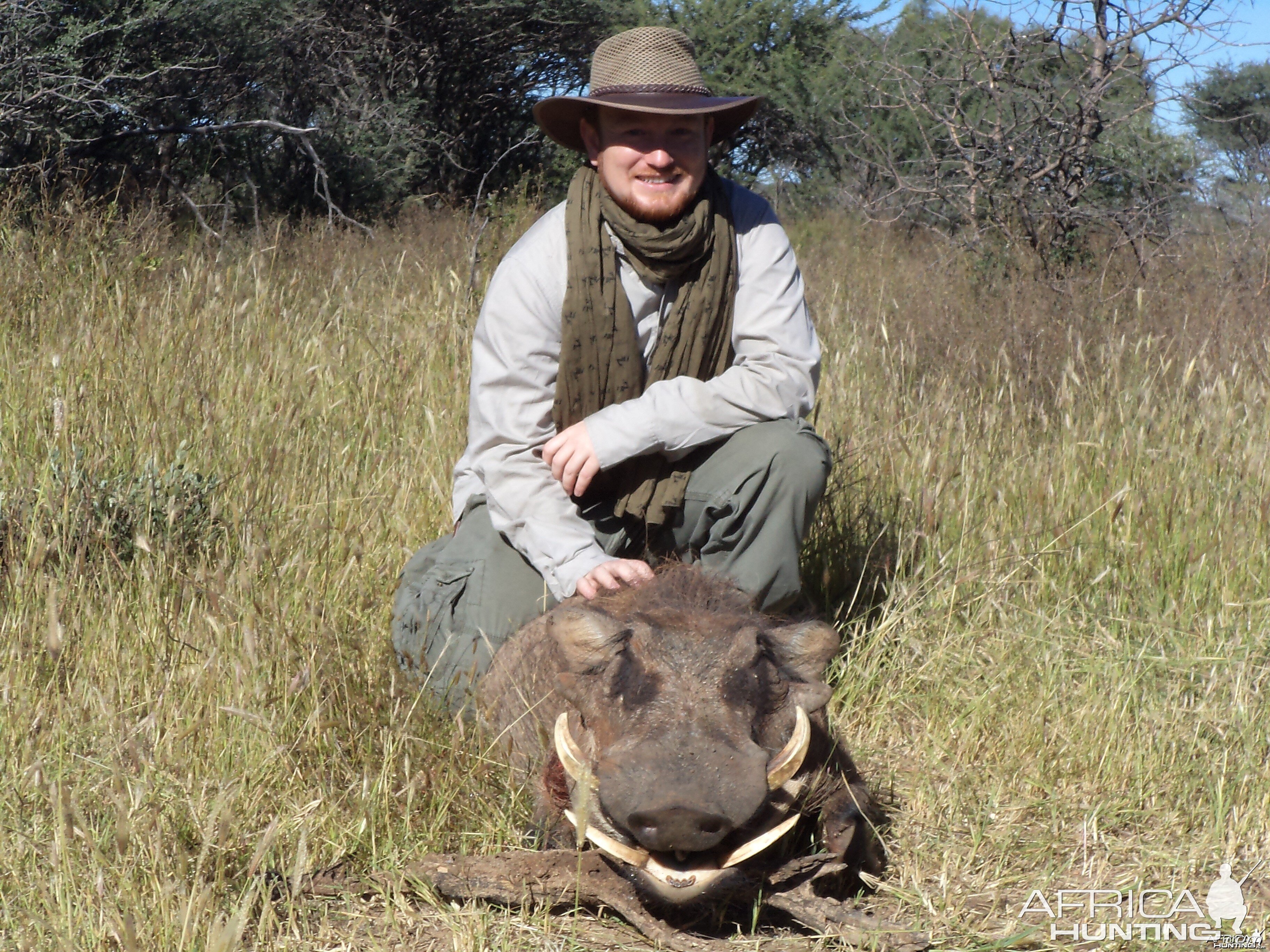 Hunting Warthog in Namibia