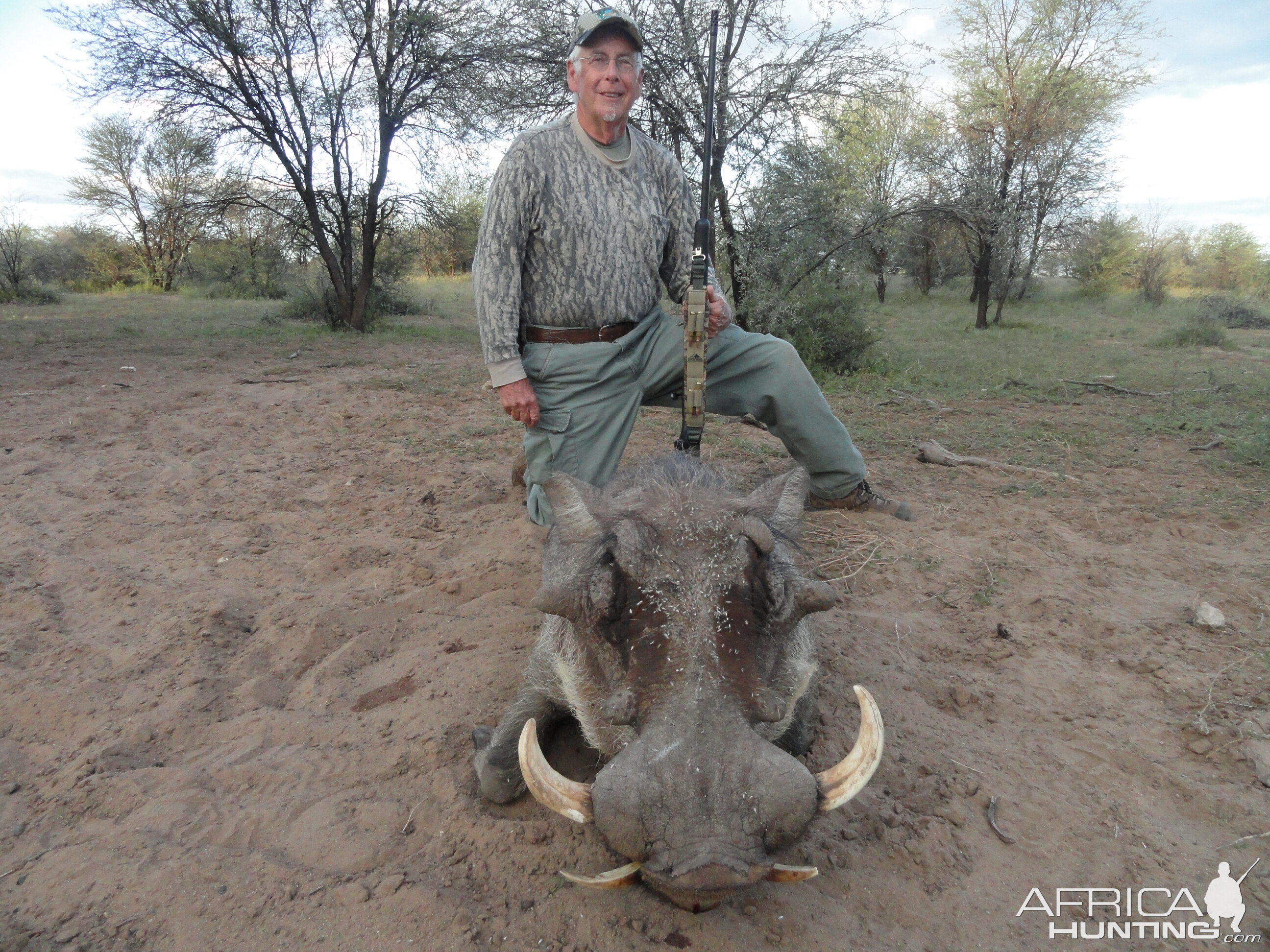 Hunting Warthog in Namibia