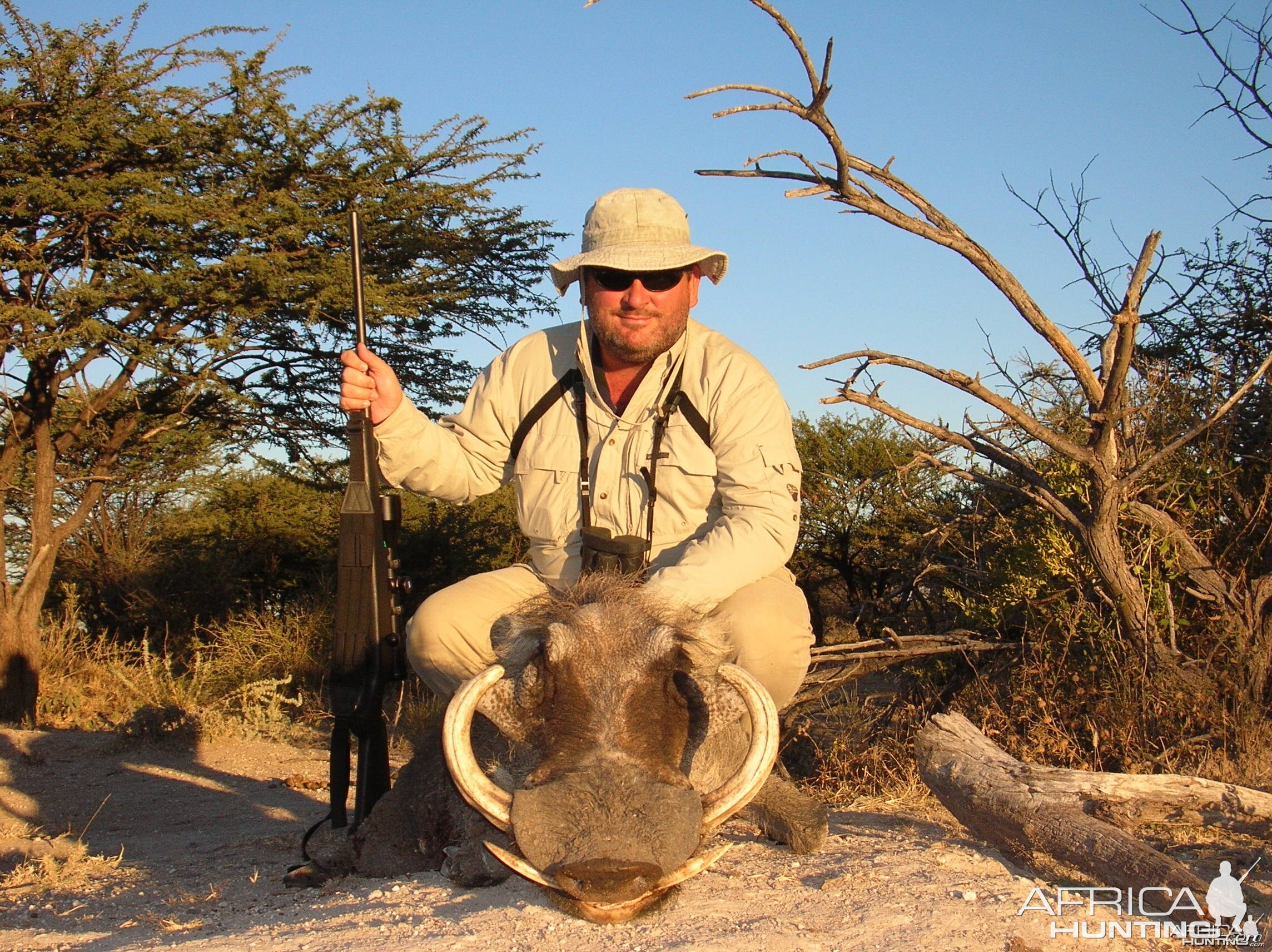 Hunting Warthog in Namibia