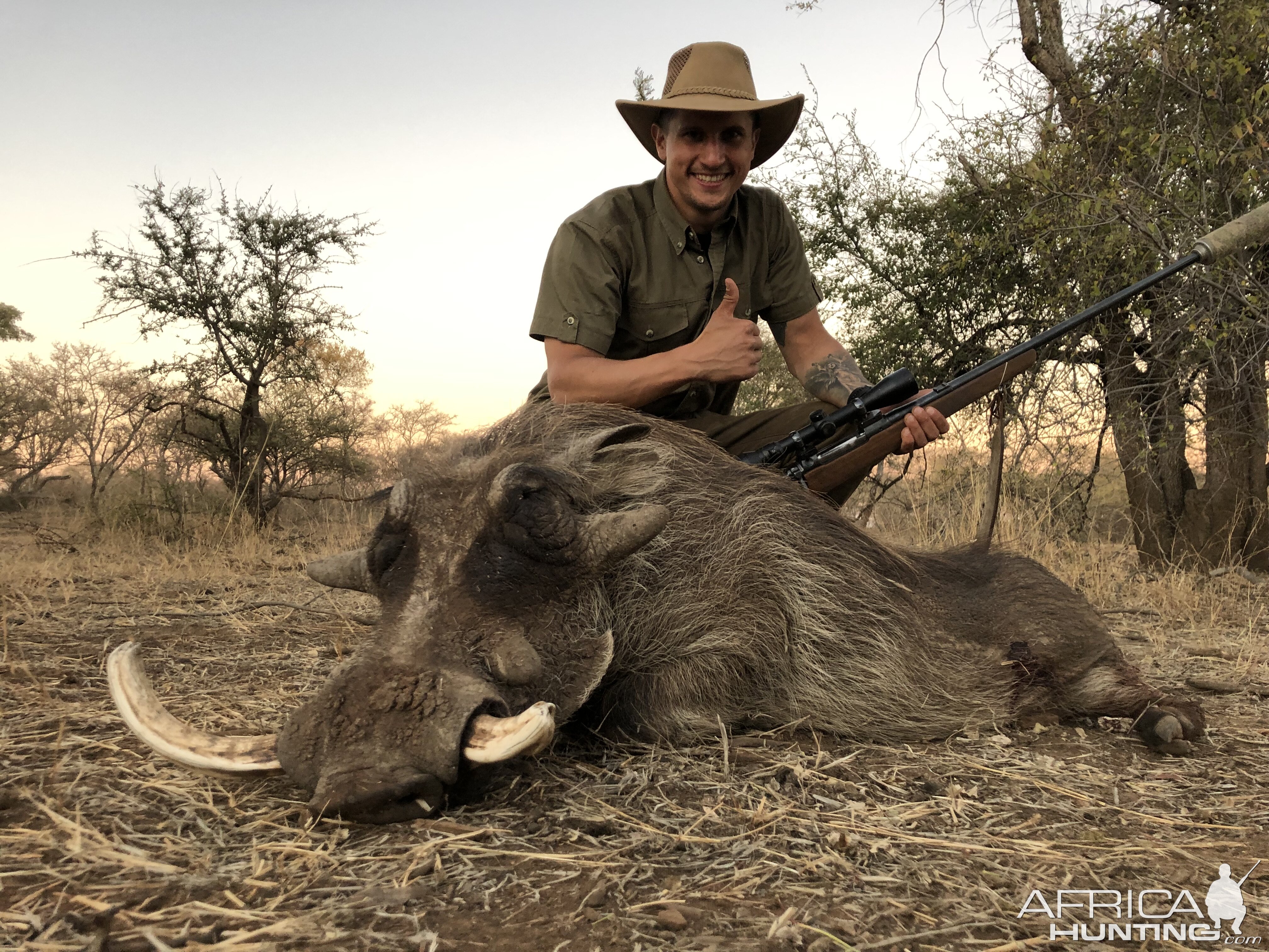 Hunting Warthog in South Africa