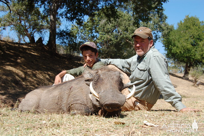 Hunting Warthog in Zimbabwe