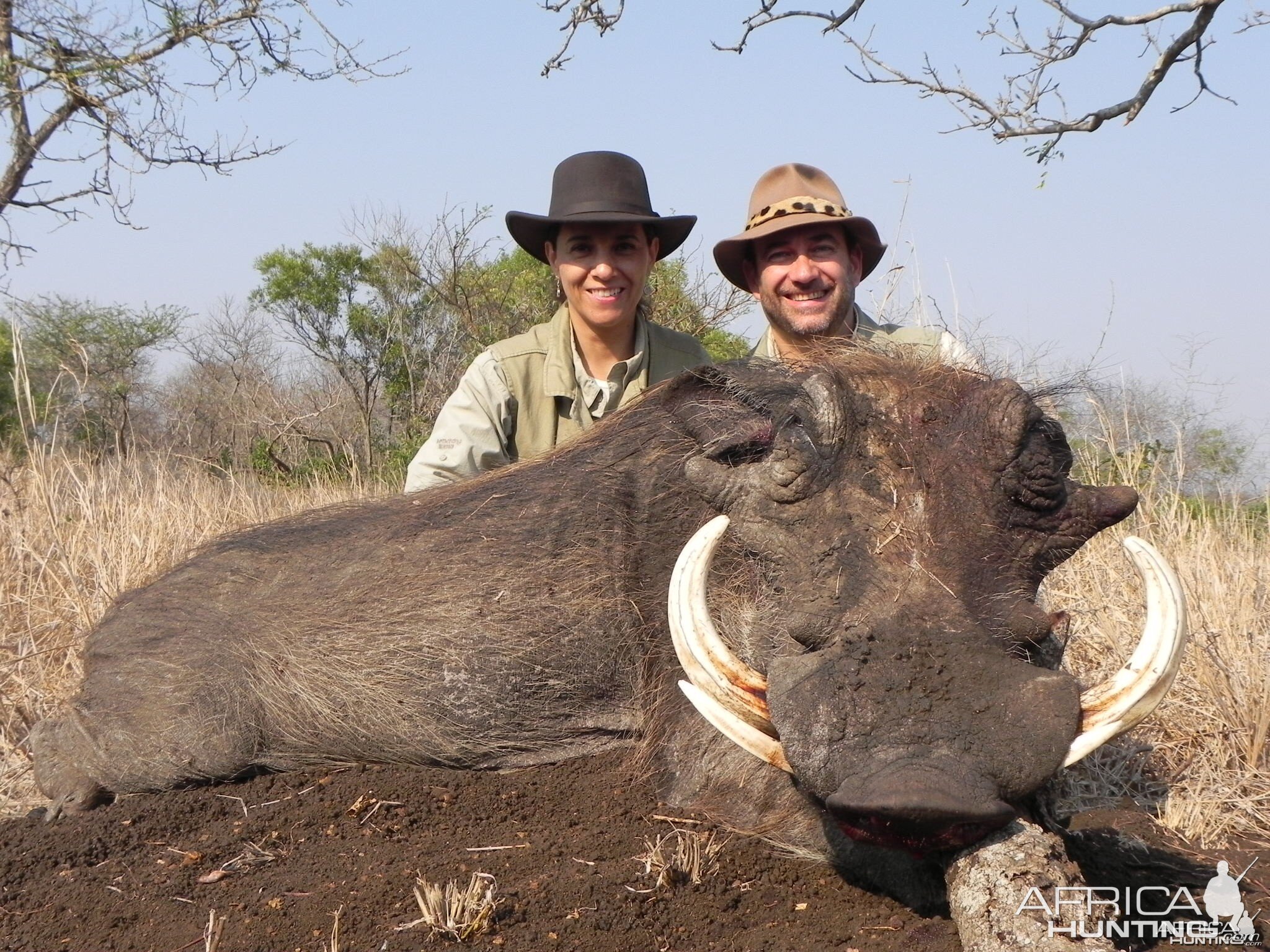 Hunting Warthog with Wintershoek Johnny Vivier Safaris in SA