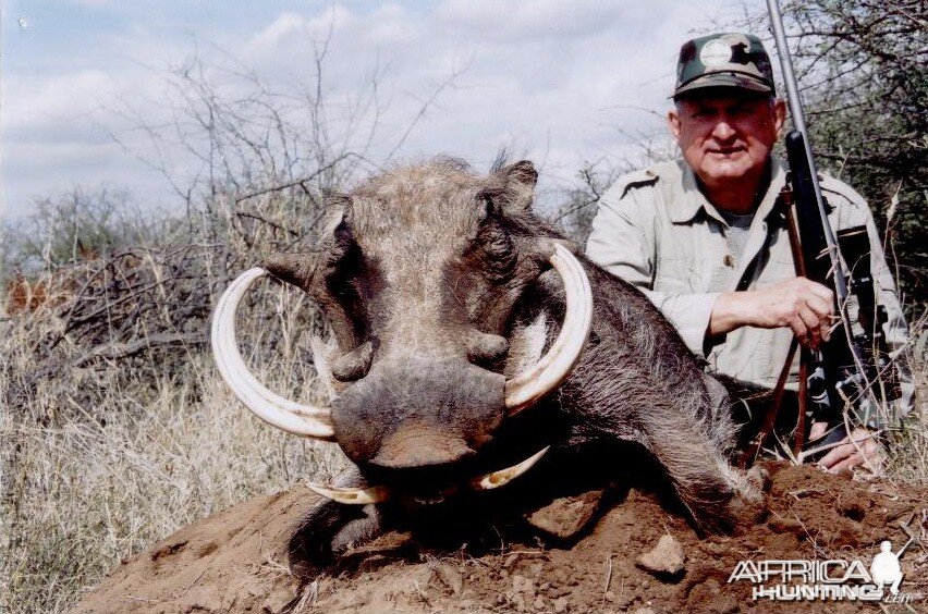 Hunting Warthog with Wintershoek Johnny Vivier Safaris in SA