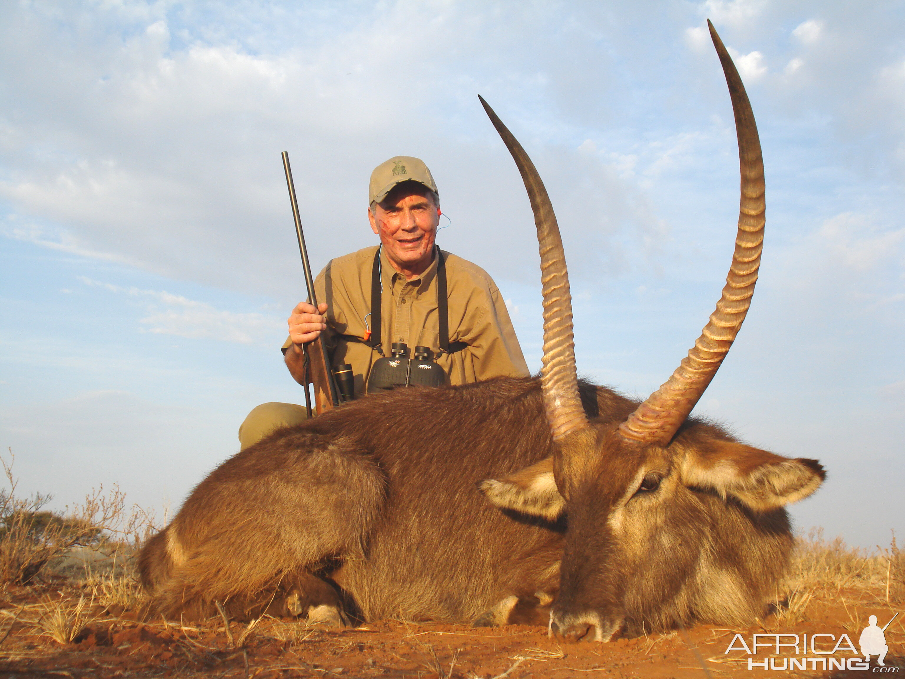 Hunting Waterbuck with Wintershoek Johnny Vivier Safaris in SA