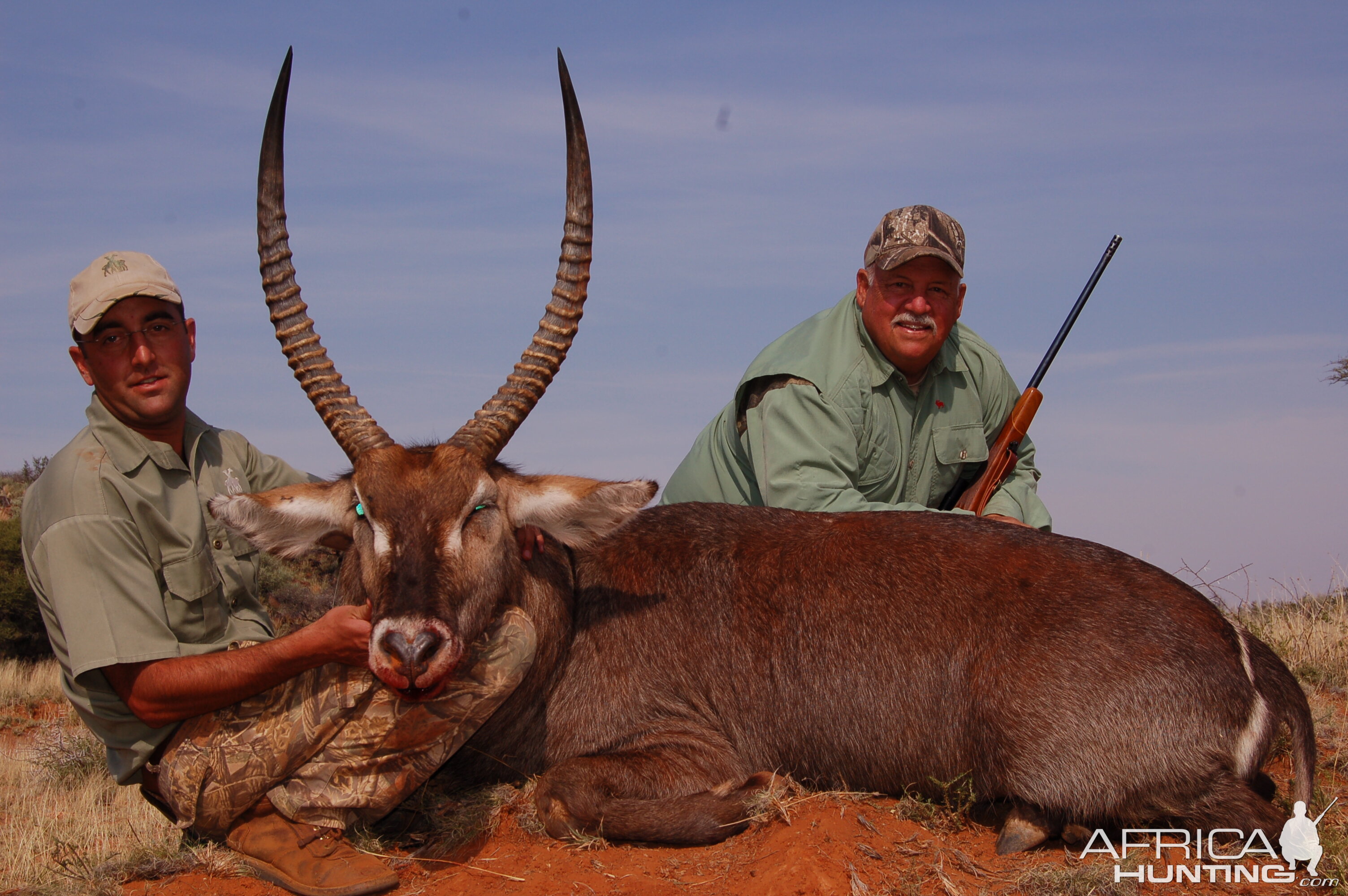 Hunting Waterbuck with Wintershoek Johnny Vivier Safaris in SA