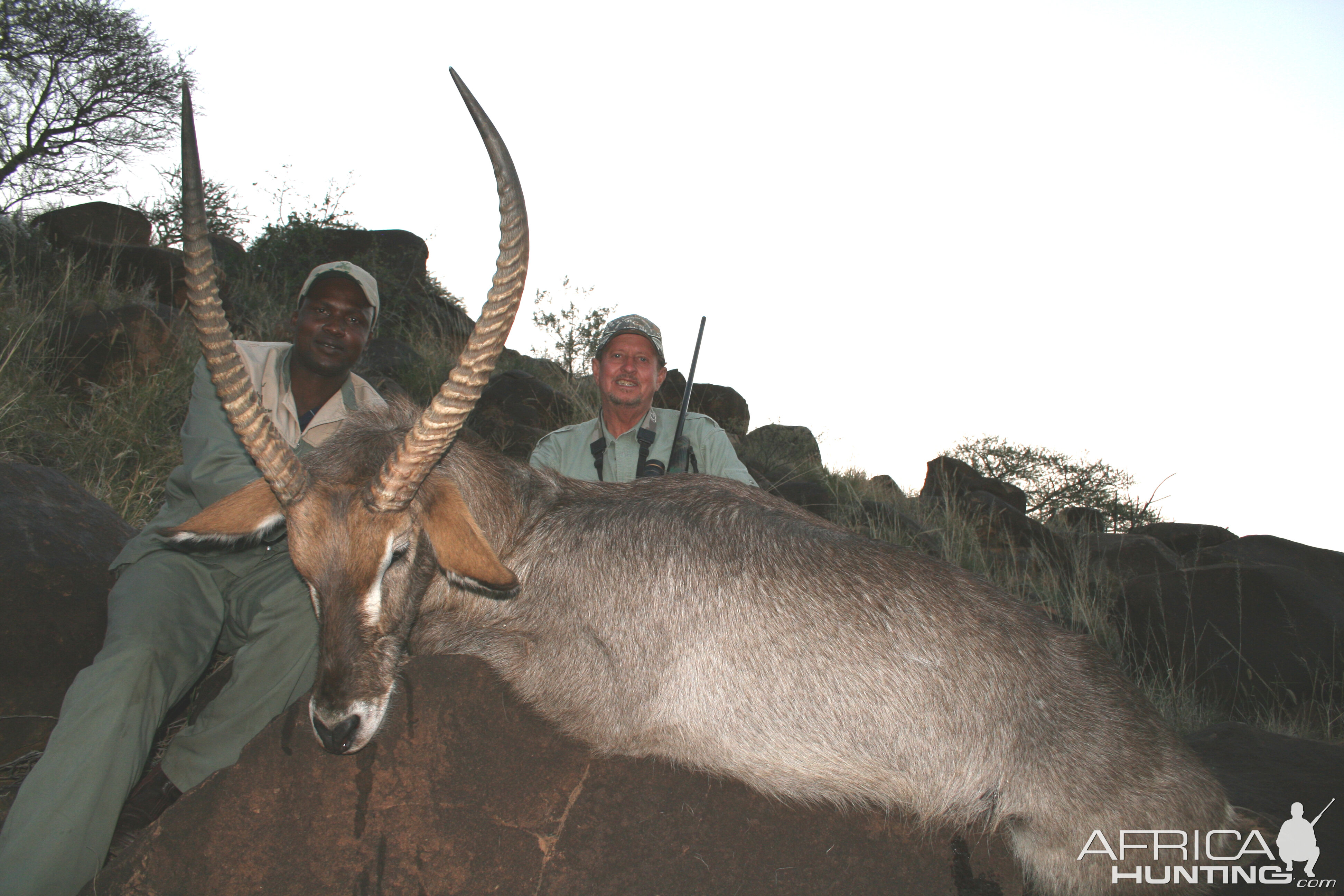 Hunting Waterbuck with Wintershoek Johnny Vivier Safaris in SA