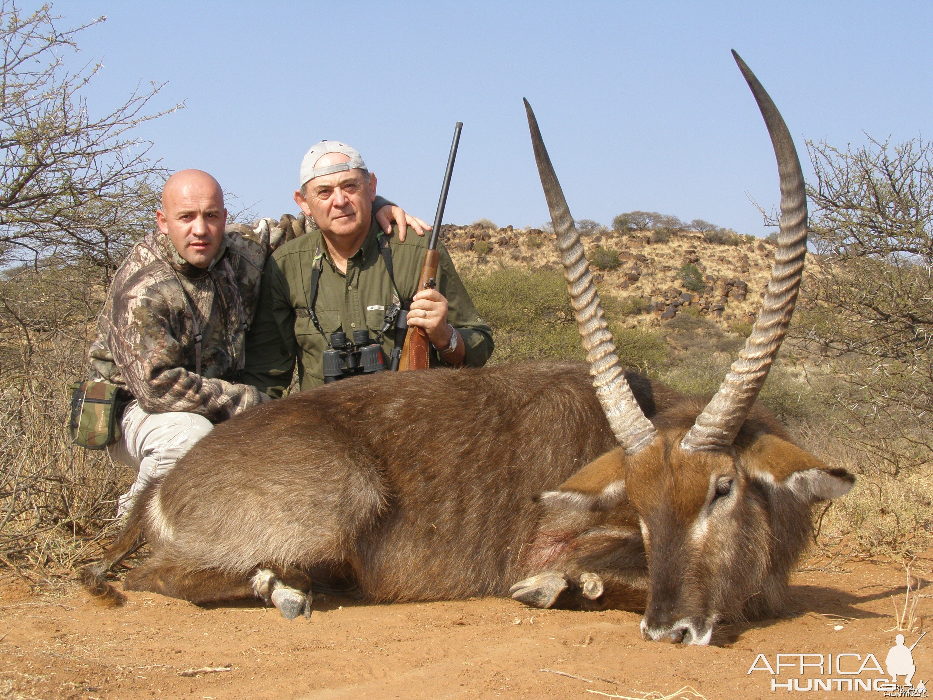 Hunting Waterbuck with Wintershoek Johnny Vivier Safaris in SA