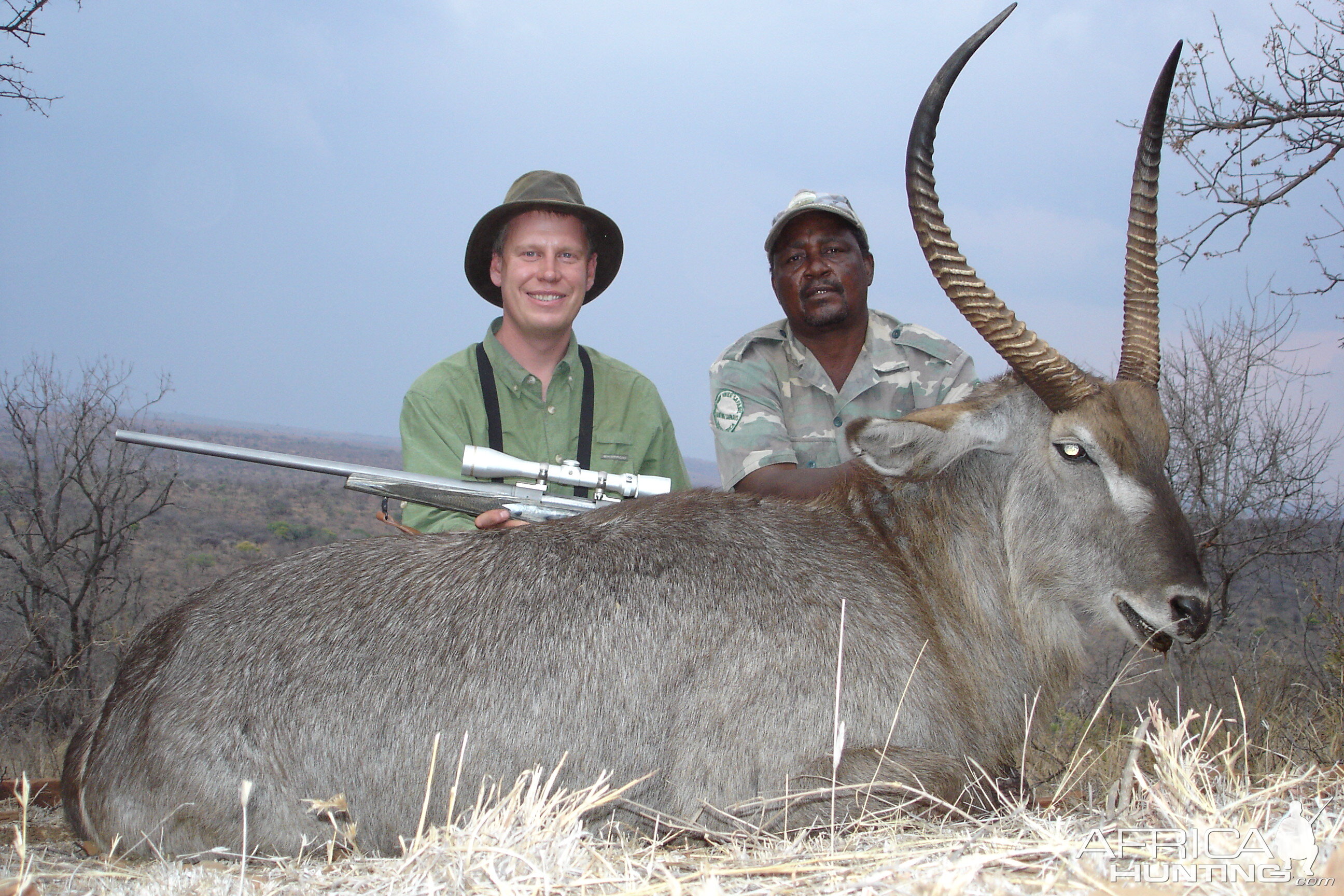 Hunting Waterbuck with Wintershoek Johnny Vivier Safaris in SA