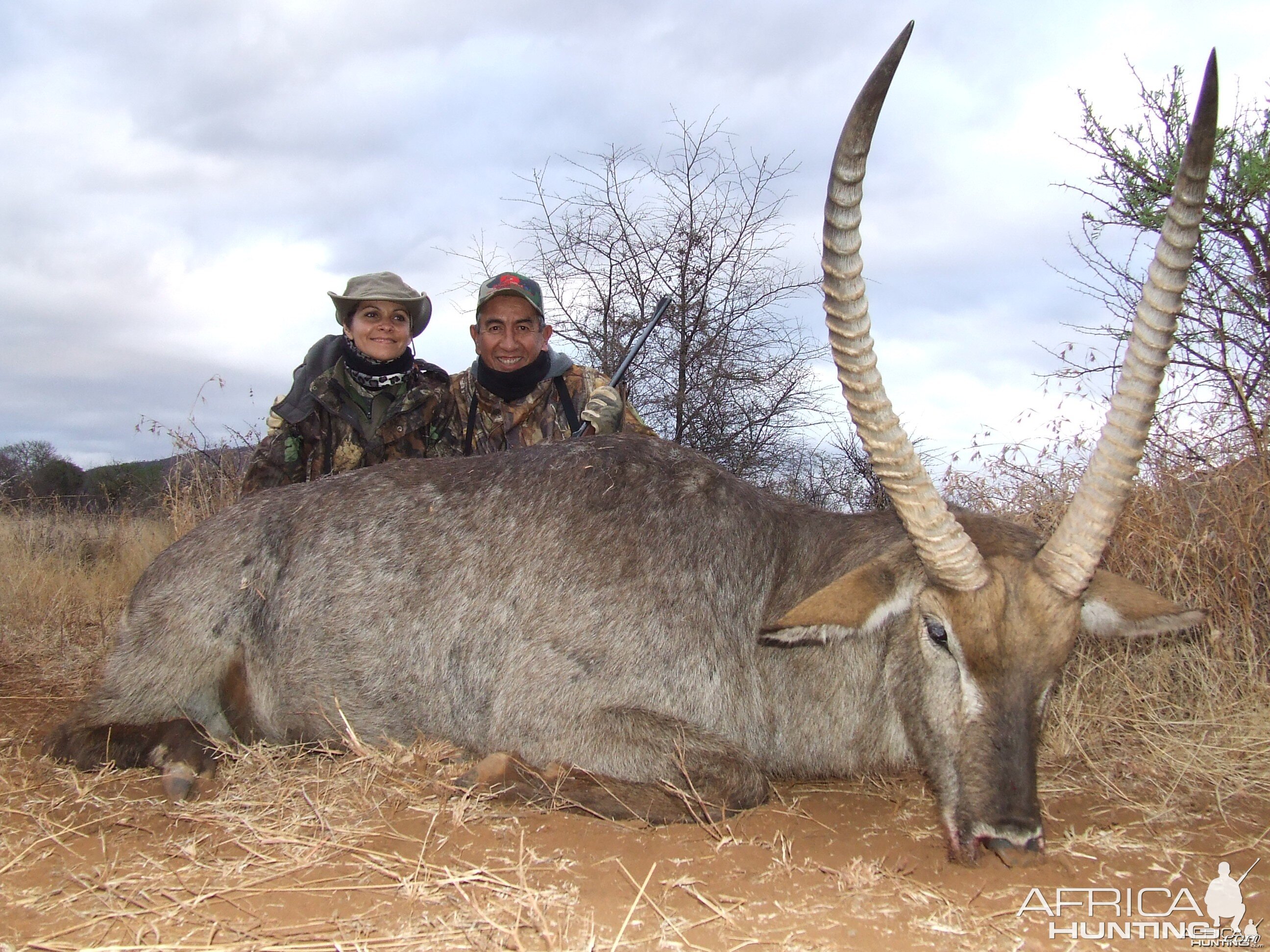 Hunting Waterbuck with Wintershoek Johnny Vivier Safaris in SA