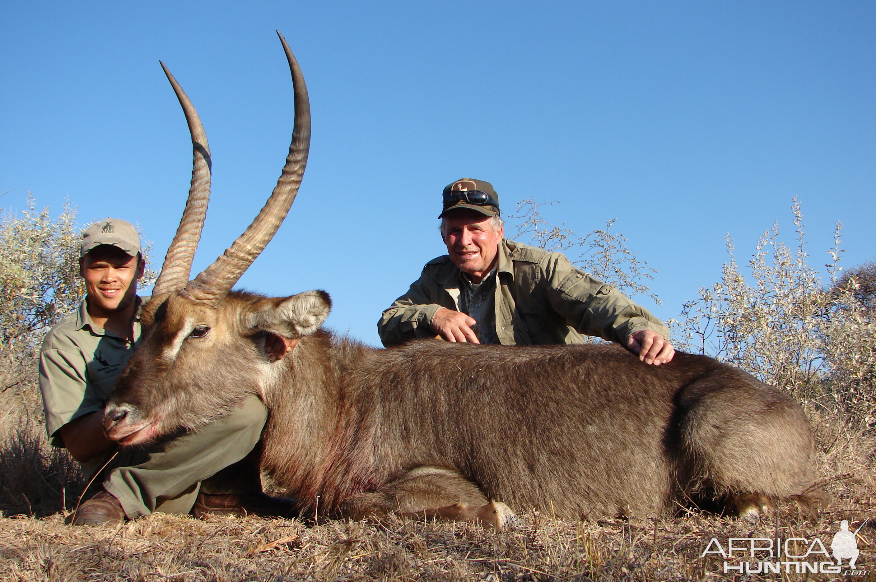 Hunting Waterbuck with Wintershoek Johnny Vivier Safaris in SA