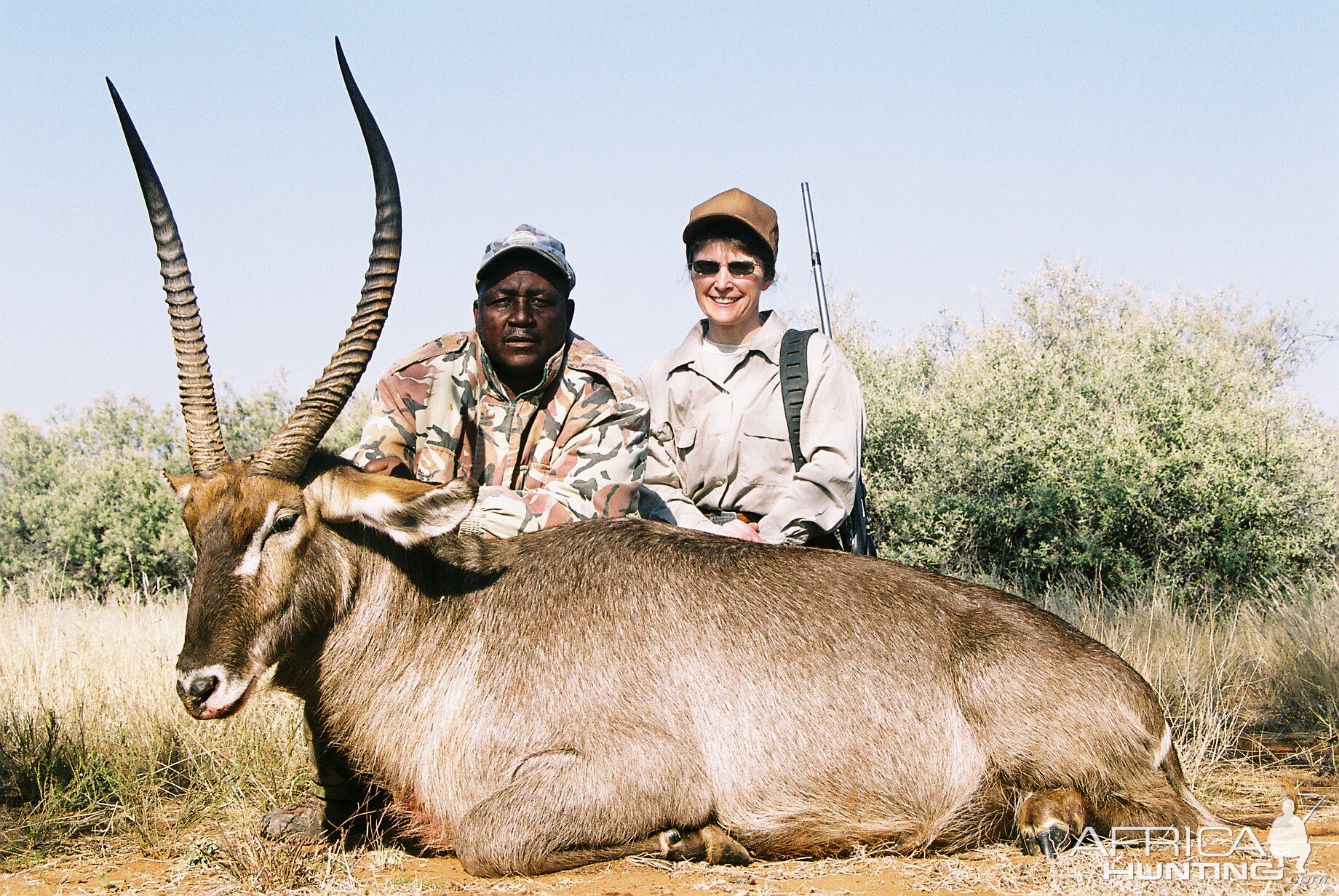 Hunting Waterbuck with Wintershoek Johnny Vivier Safaris in SA